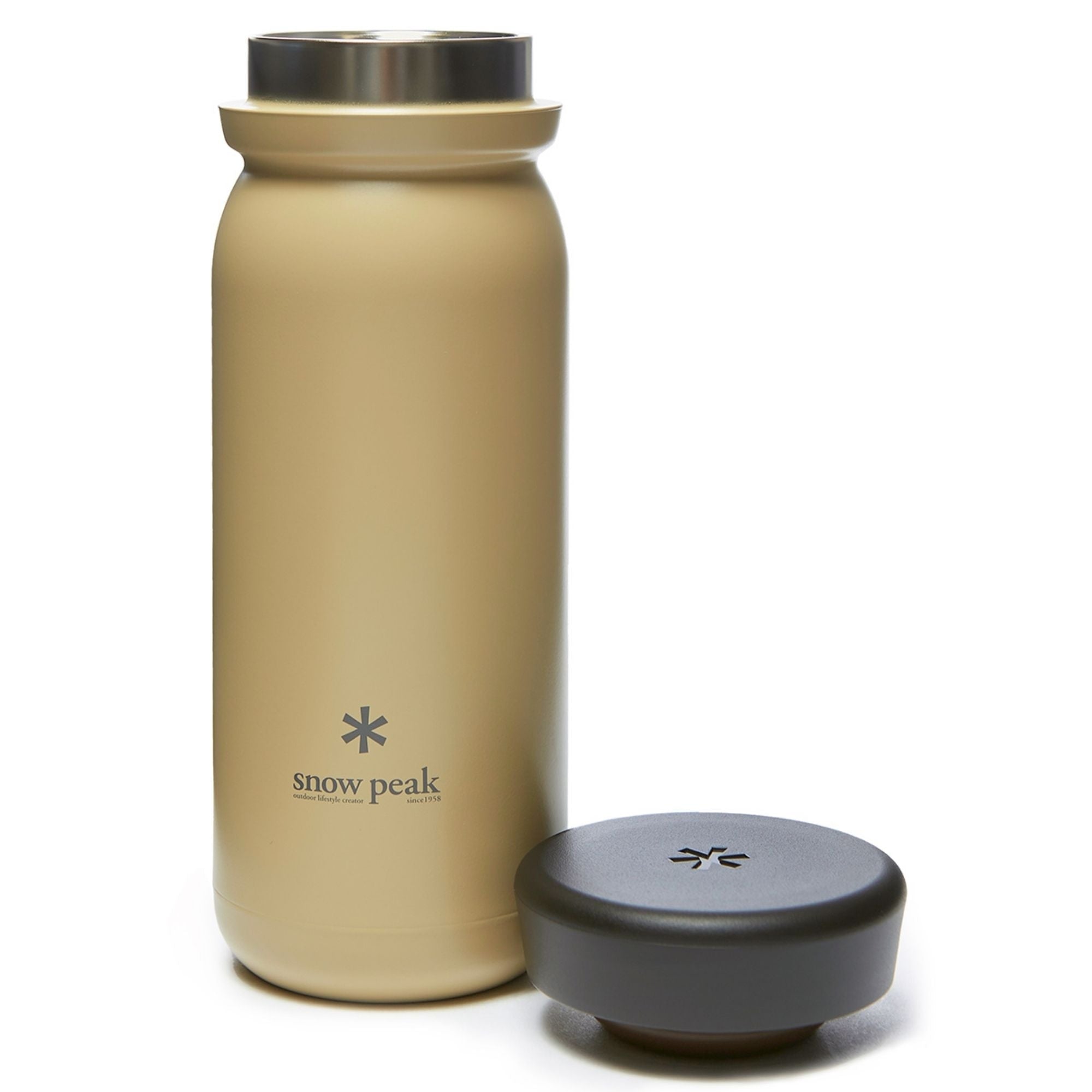 Snow Peak Stainless Vacuum Bottle Milk 500 - Sand