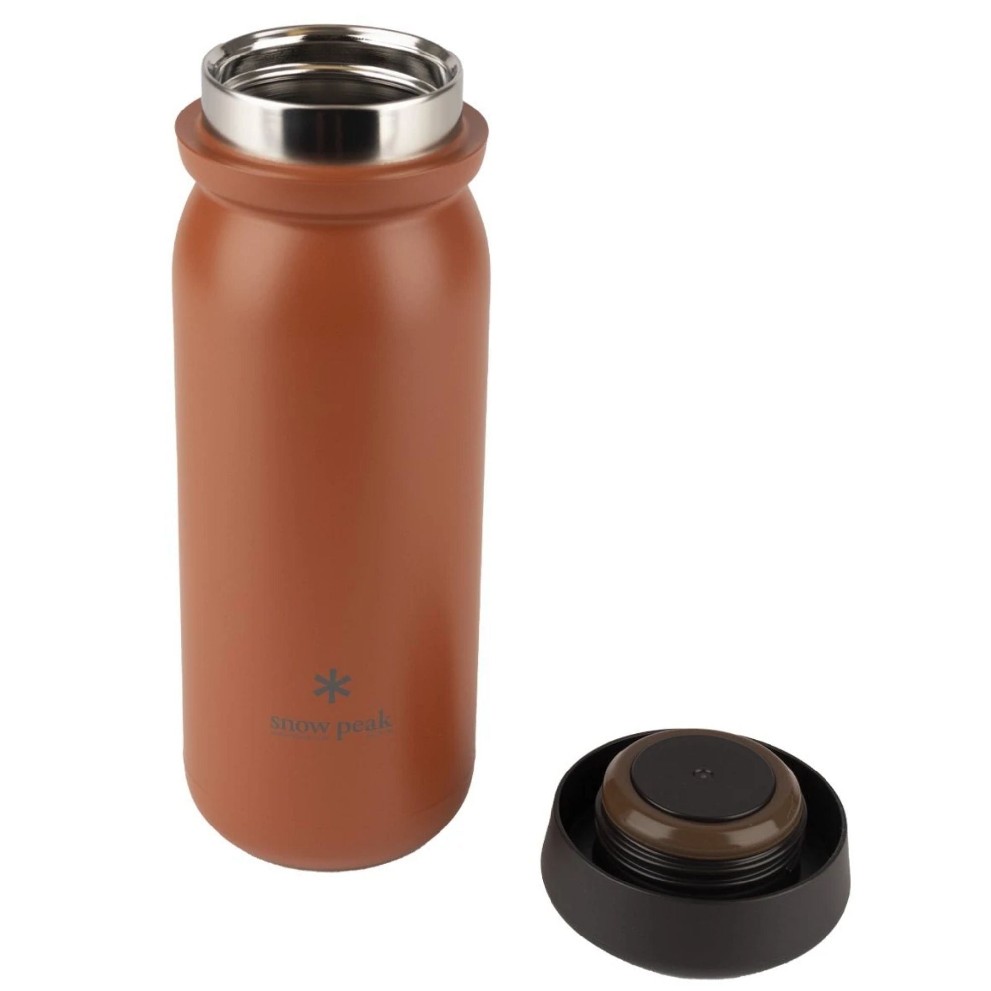 Snow Peak Stainless Vacuum Bottle Milk 500 - Red Clay