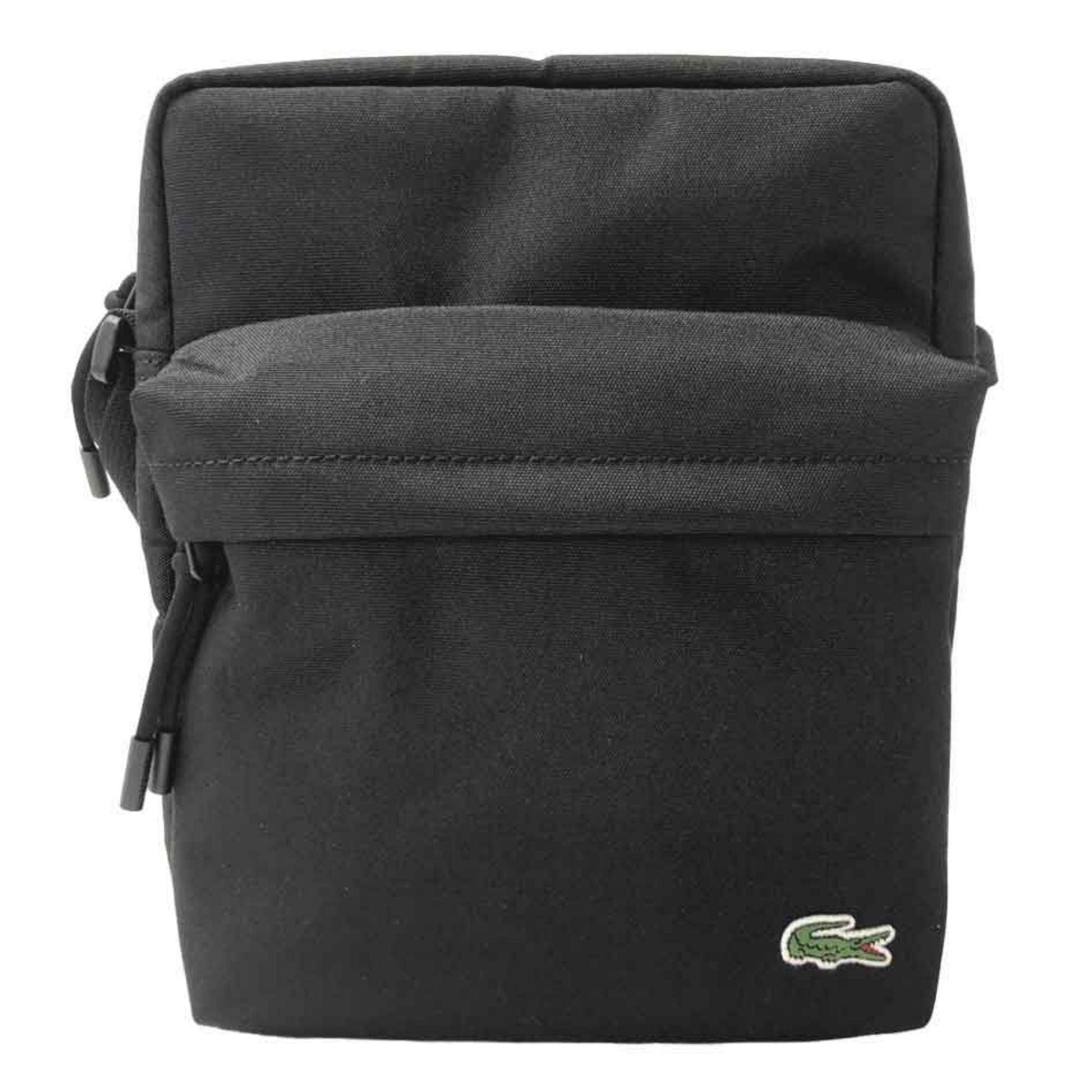 Lacoste Vertical Cross Body Bag - Black