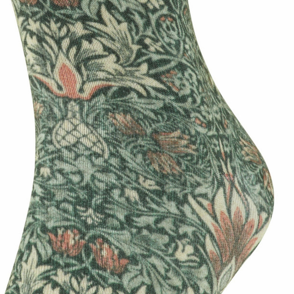 Burlington Socks x Morris & Co Snakeshead Socks - Smoke Blue