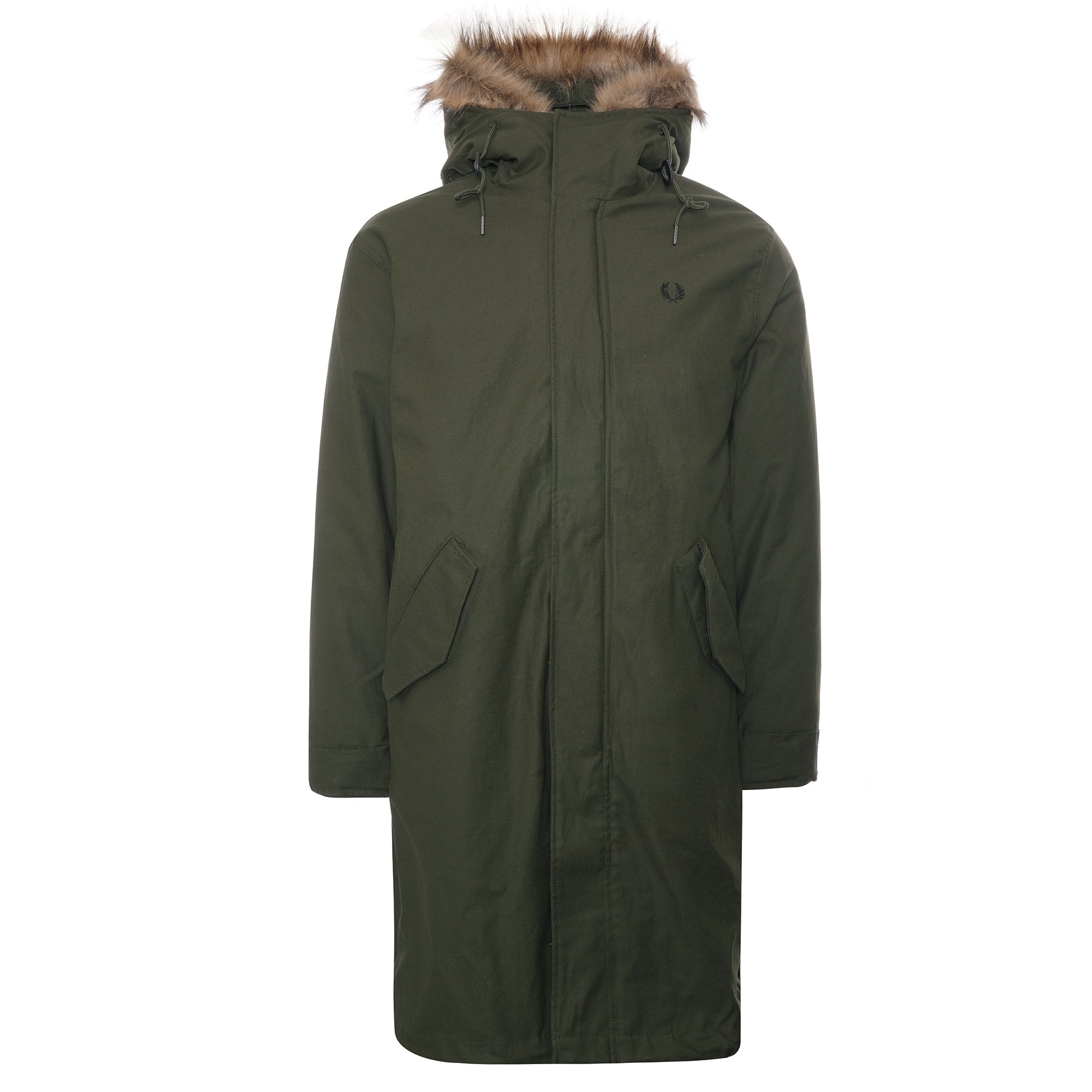 Fred Perry Zip-In Liner Parka - Hunting Green – Stuarts London
