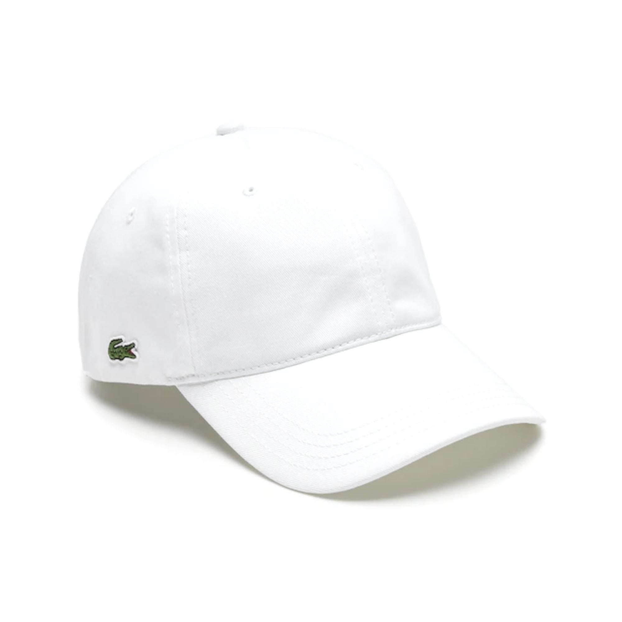 Lacoste Contrast Strap Cotton Cap - White