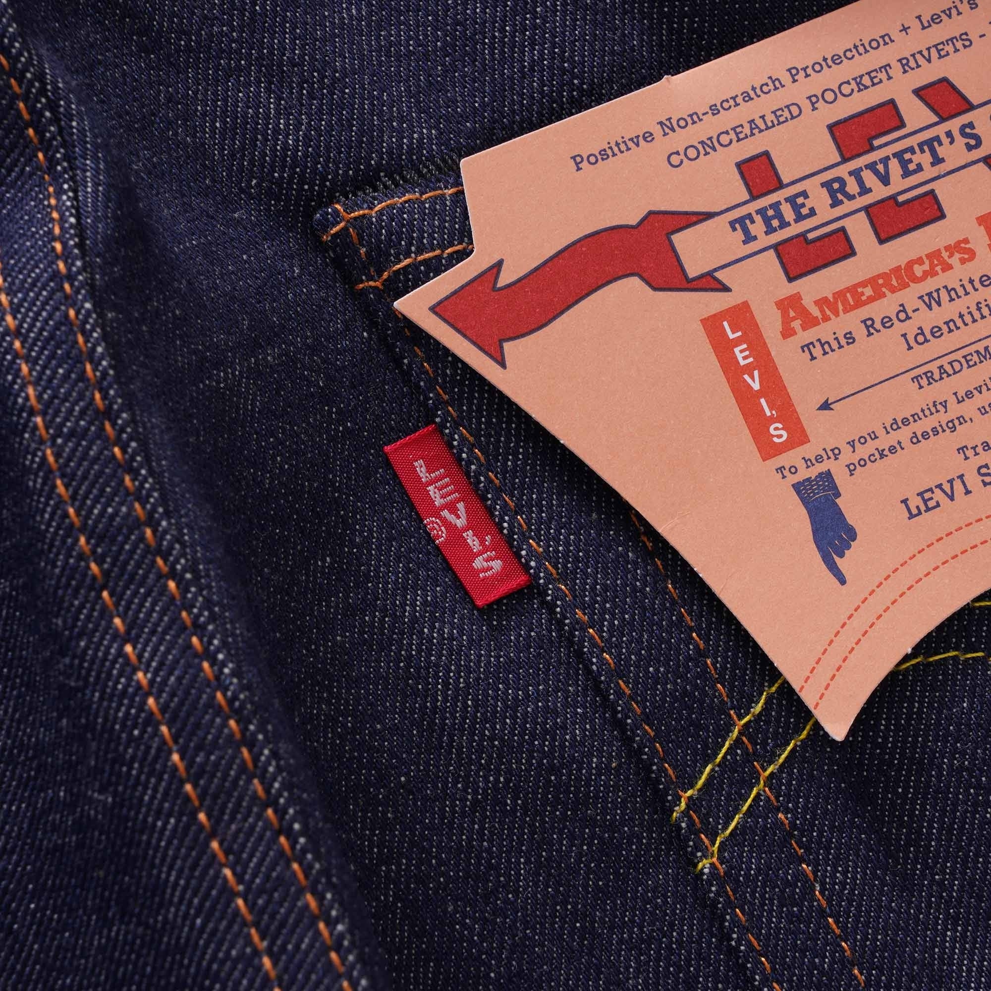 Levi's® Vintage Clothing Womens 1950s 701 Jeans - Indigo