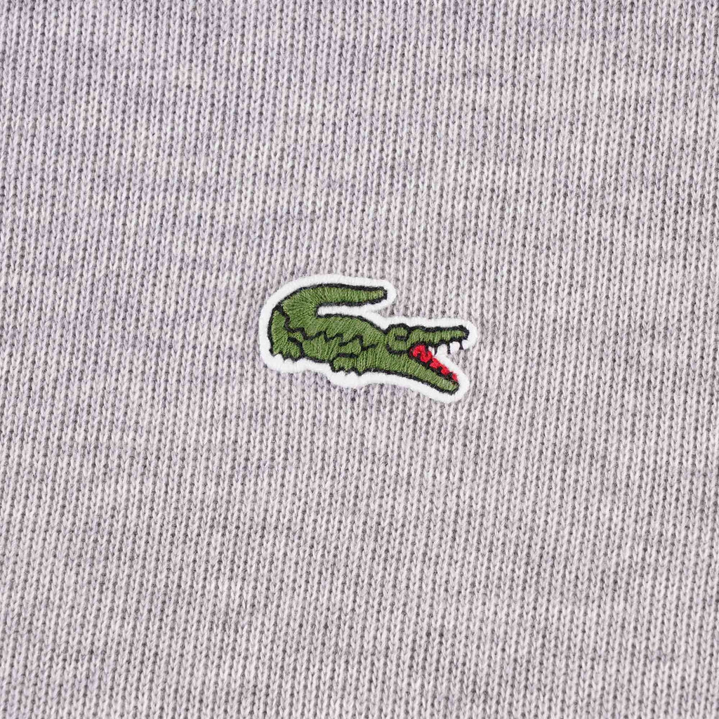 1/4 Zip Stand-Up Collar Sweatshirt - Grey