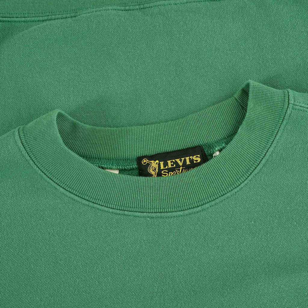 Levi's® Vintage Clothing 1960's Varsity Crew Sweatshirt - Fairway Green