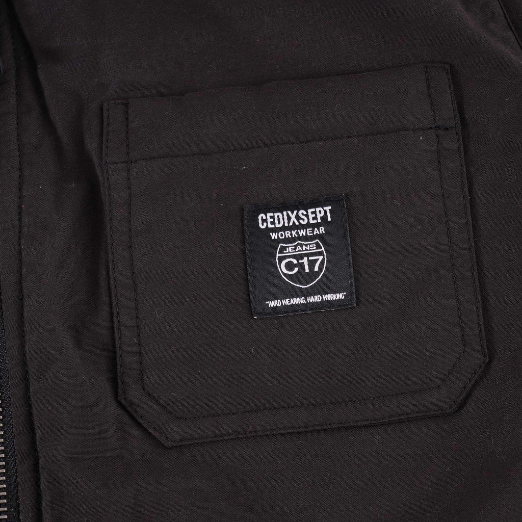 C17 Jeans Reversible Vest - Black