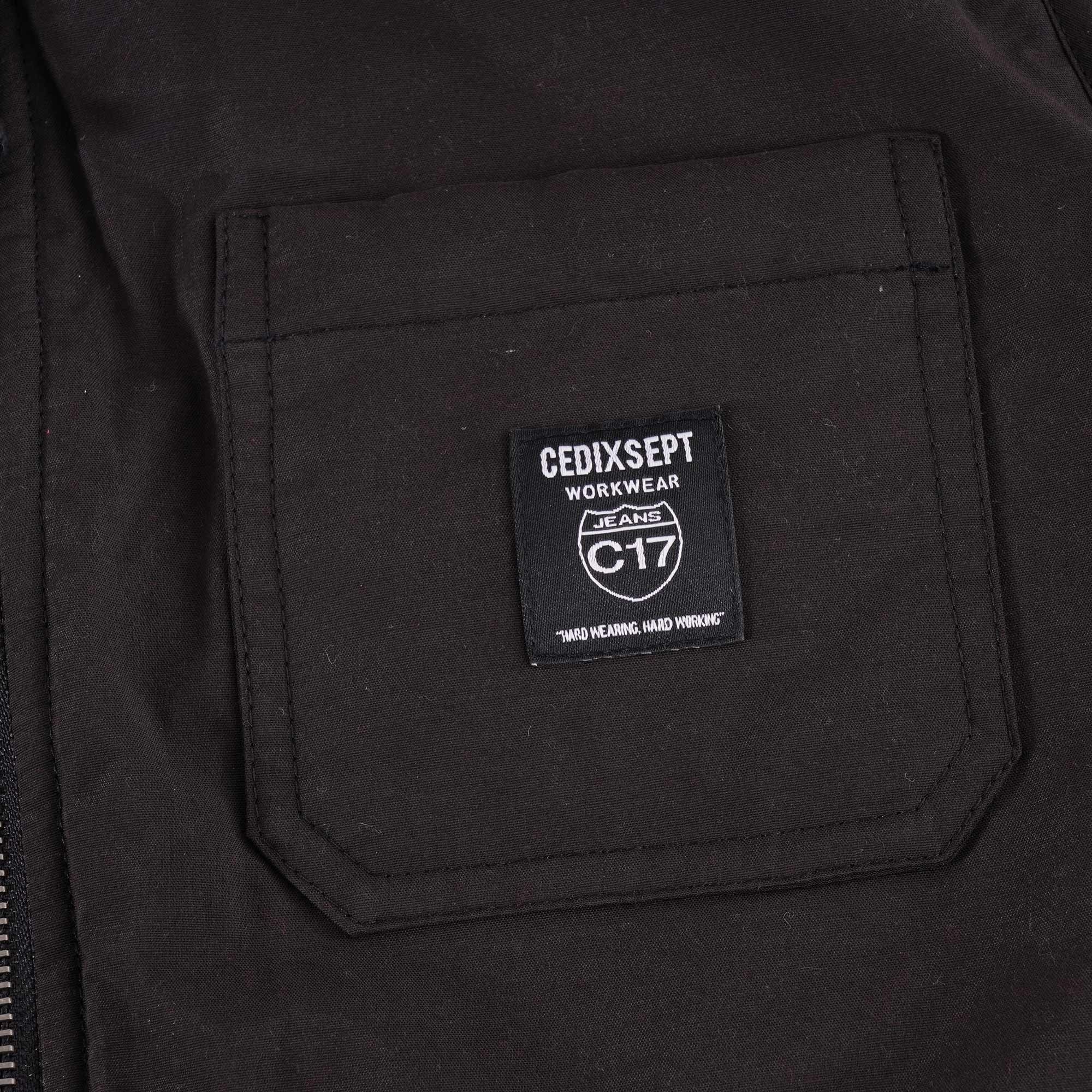 C17 Jeans Reversible Vest - Black