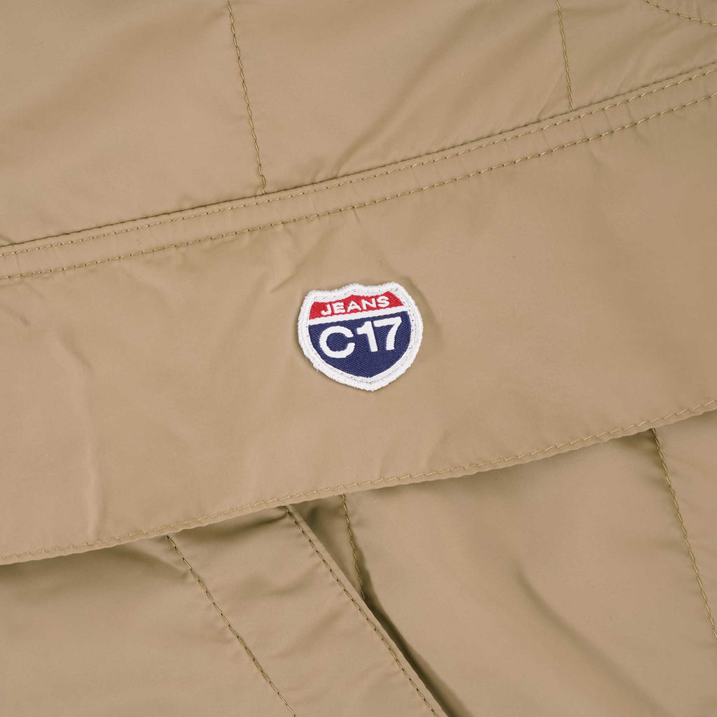 C17 Jeans Smock Jacket - Beige