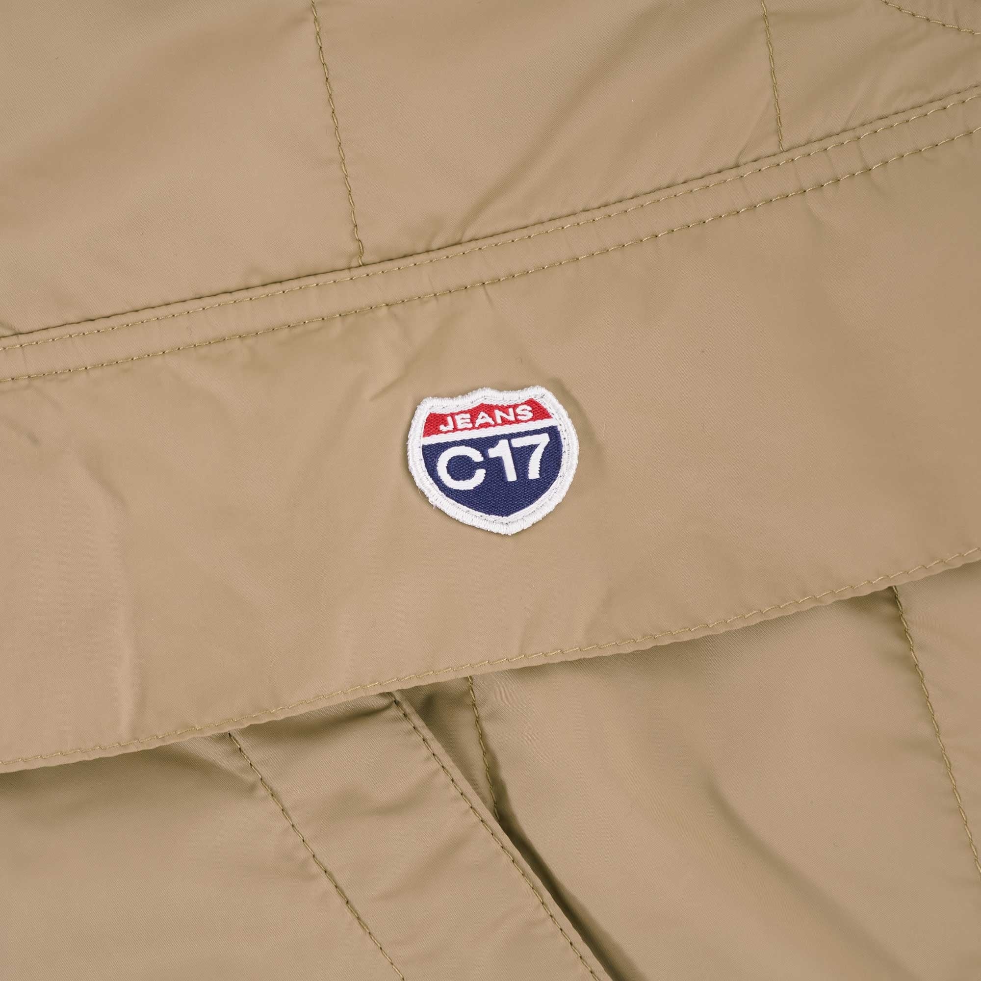C17 Jeans Smock Jacket - Beige