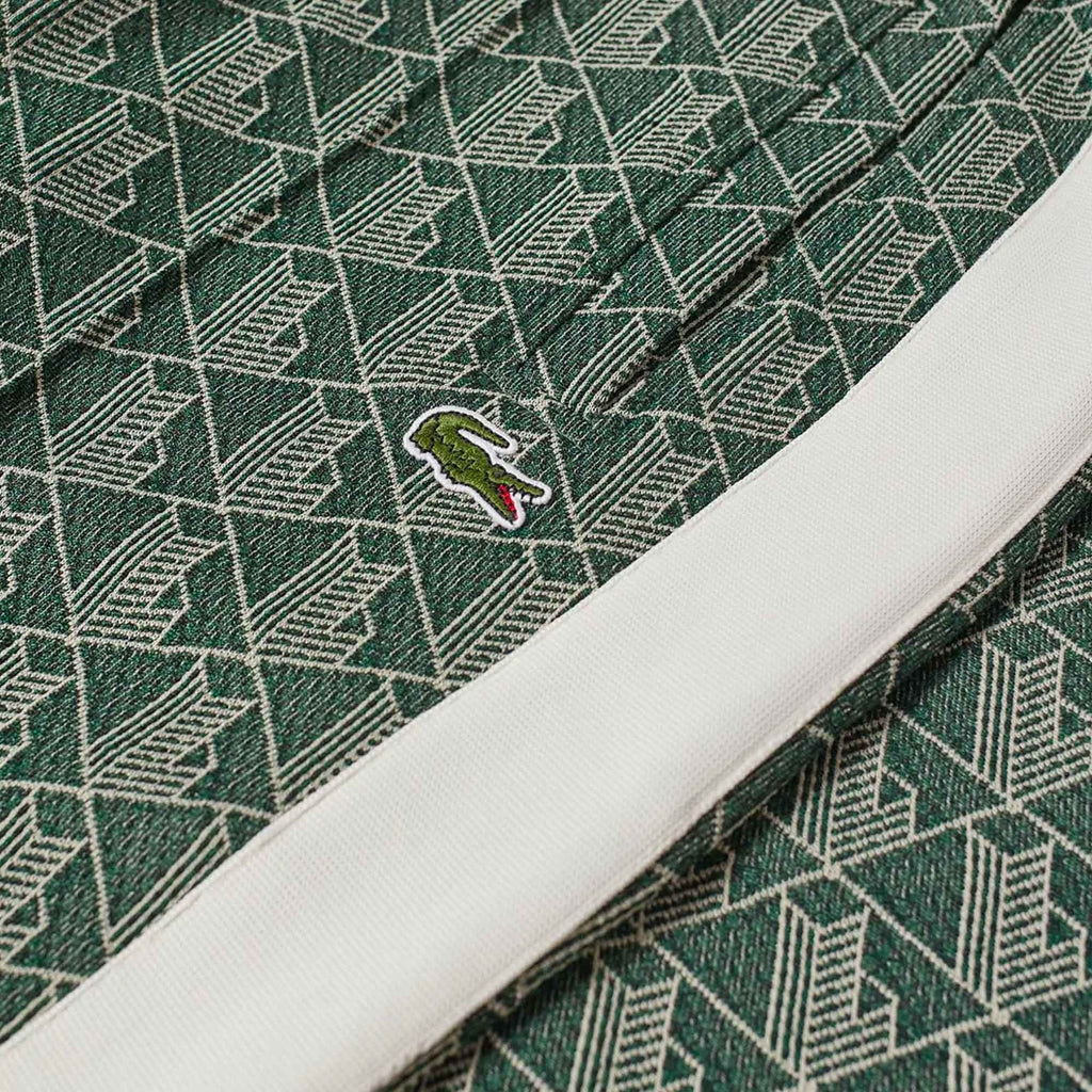 Lacoste Diamond Geometric Track Pant - Vert/Beige