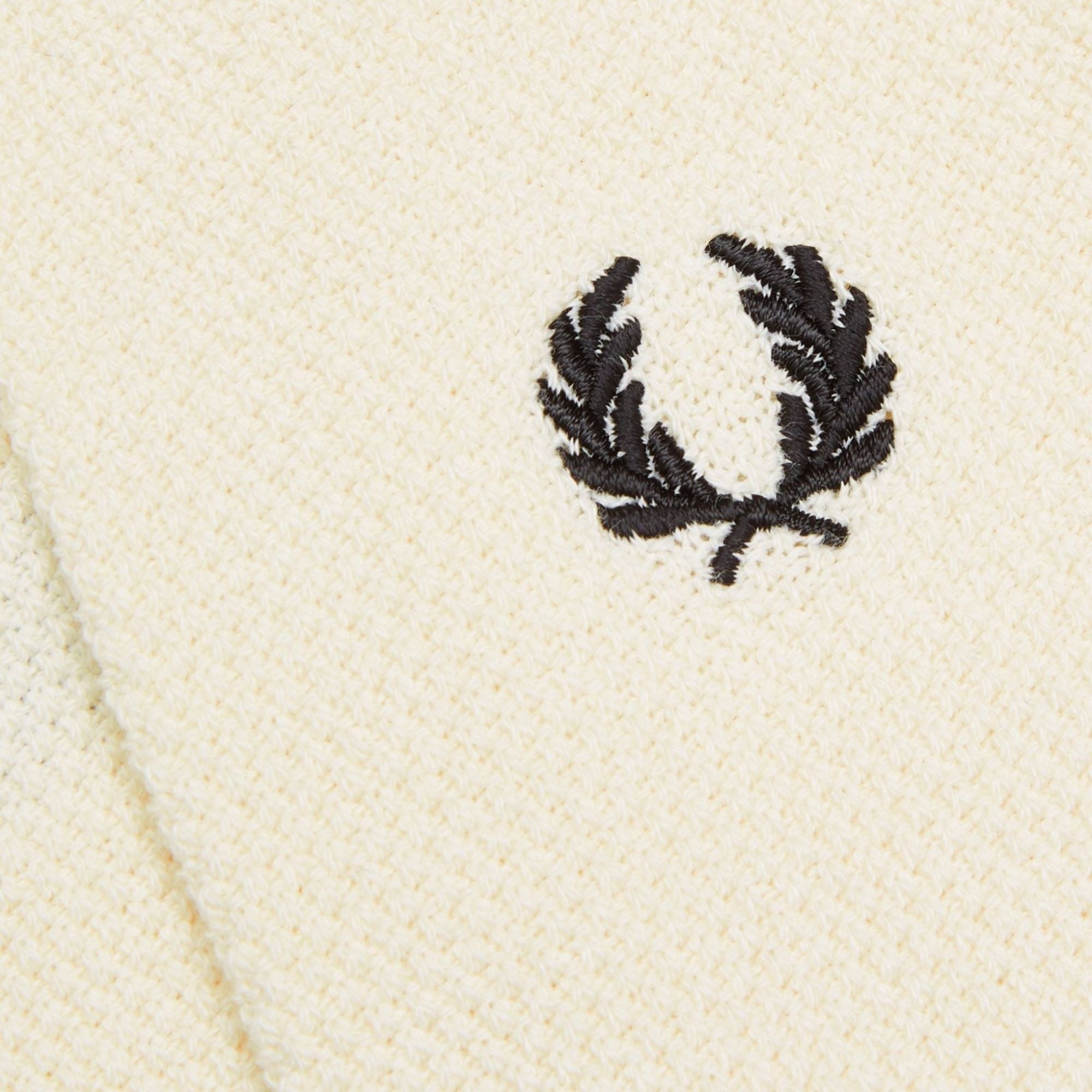 Fred Perry Tipped Socks - Ecru/Black