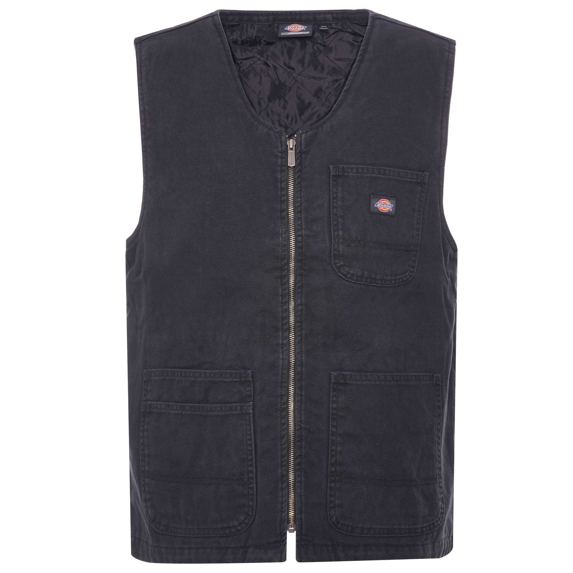 Duck Canvas Vest - Black