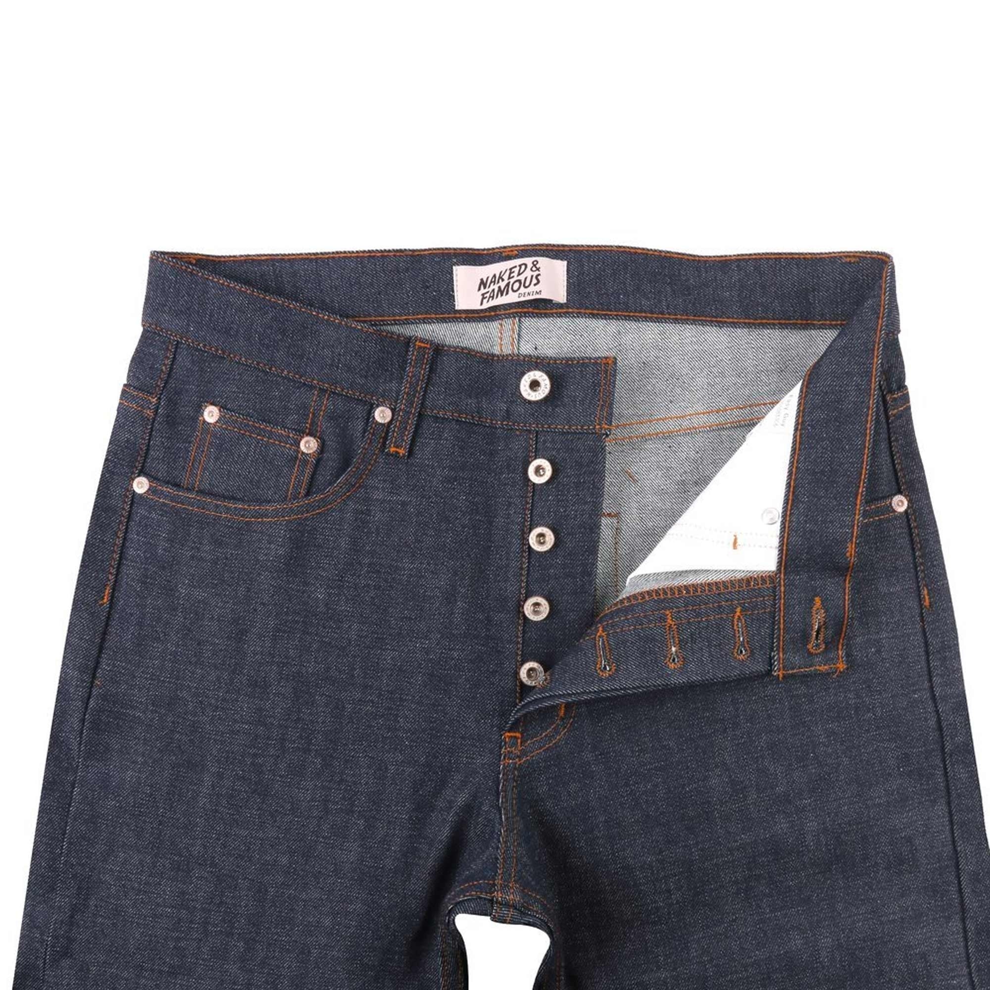 Easy Guy Dirty Fade Selvedge Jeans - Indigo