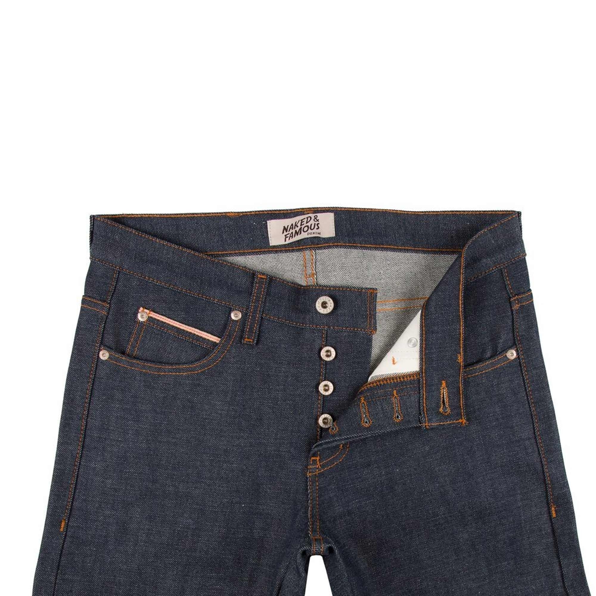 Super Skinny Dirty Fade Selvedge Jeans - Indigo