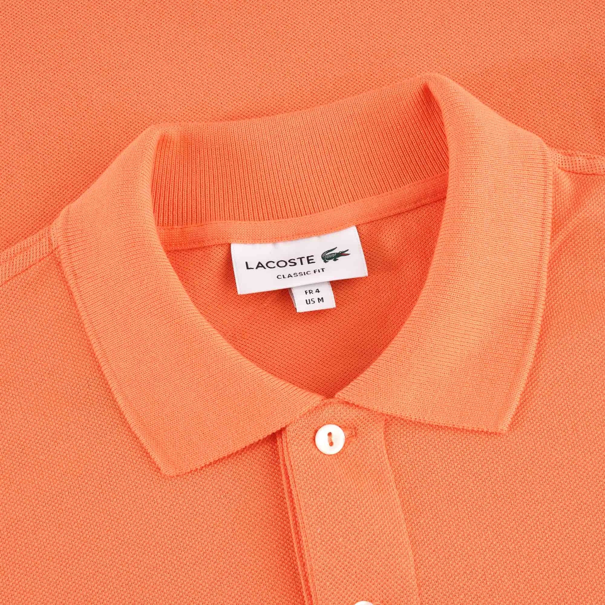 Lacoste Classic Pique Polo Shirt - Orange