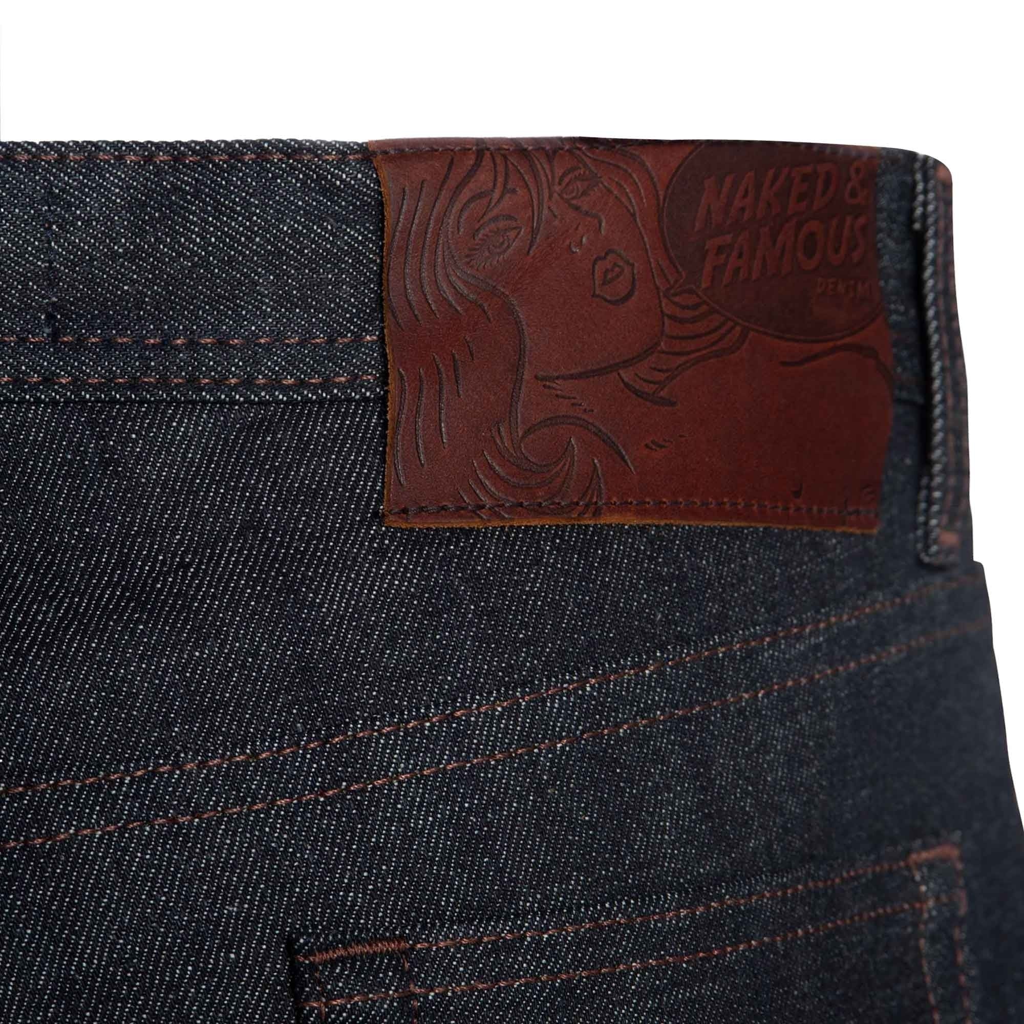 Naked and Famous Denim Weird Guy New Rainbow Core Selvedge - Indigo