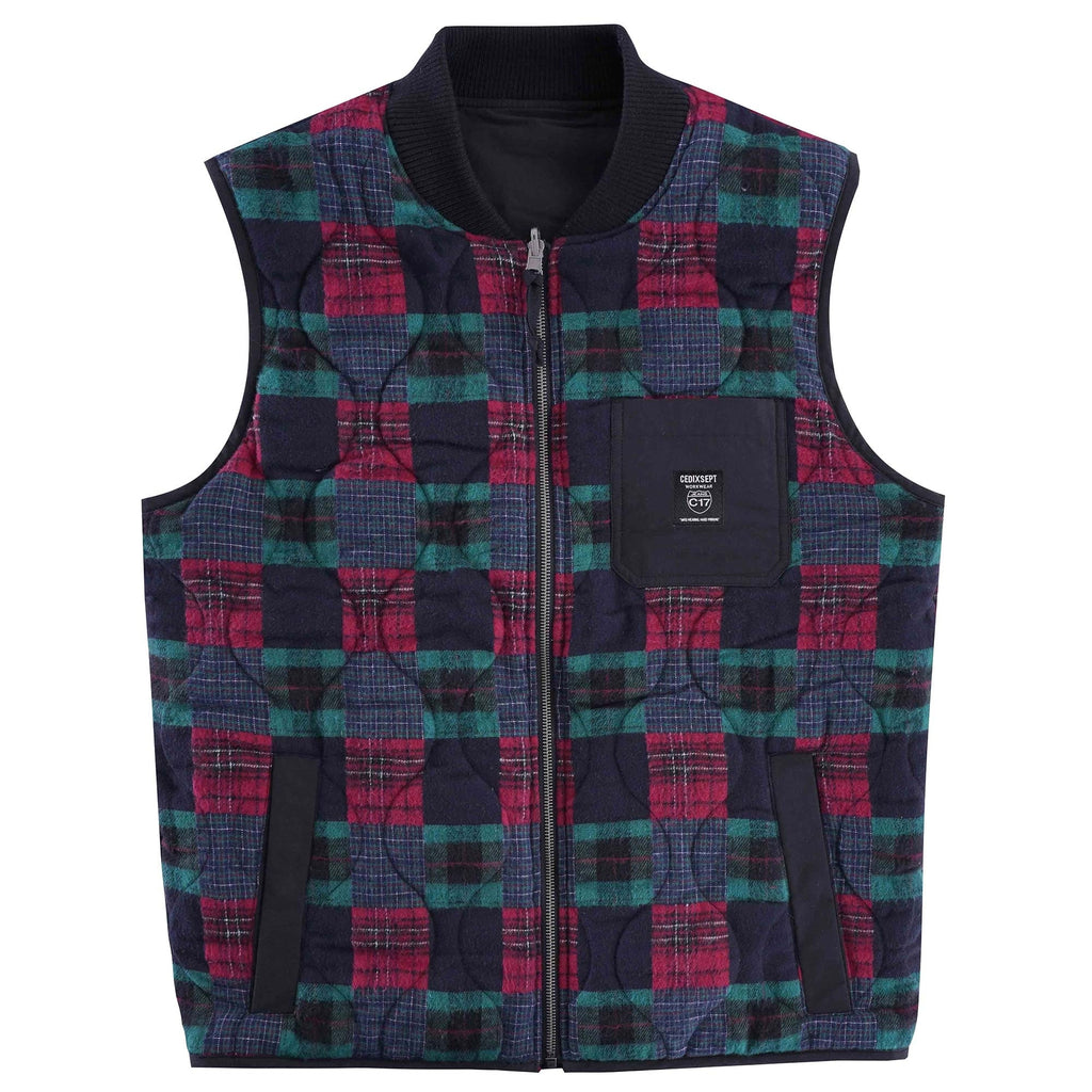 C17 Jeans Reversible Vest - Black