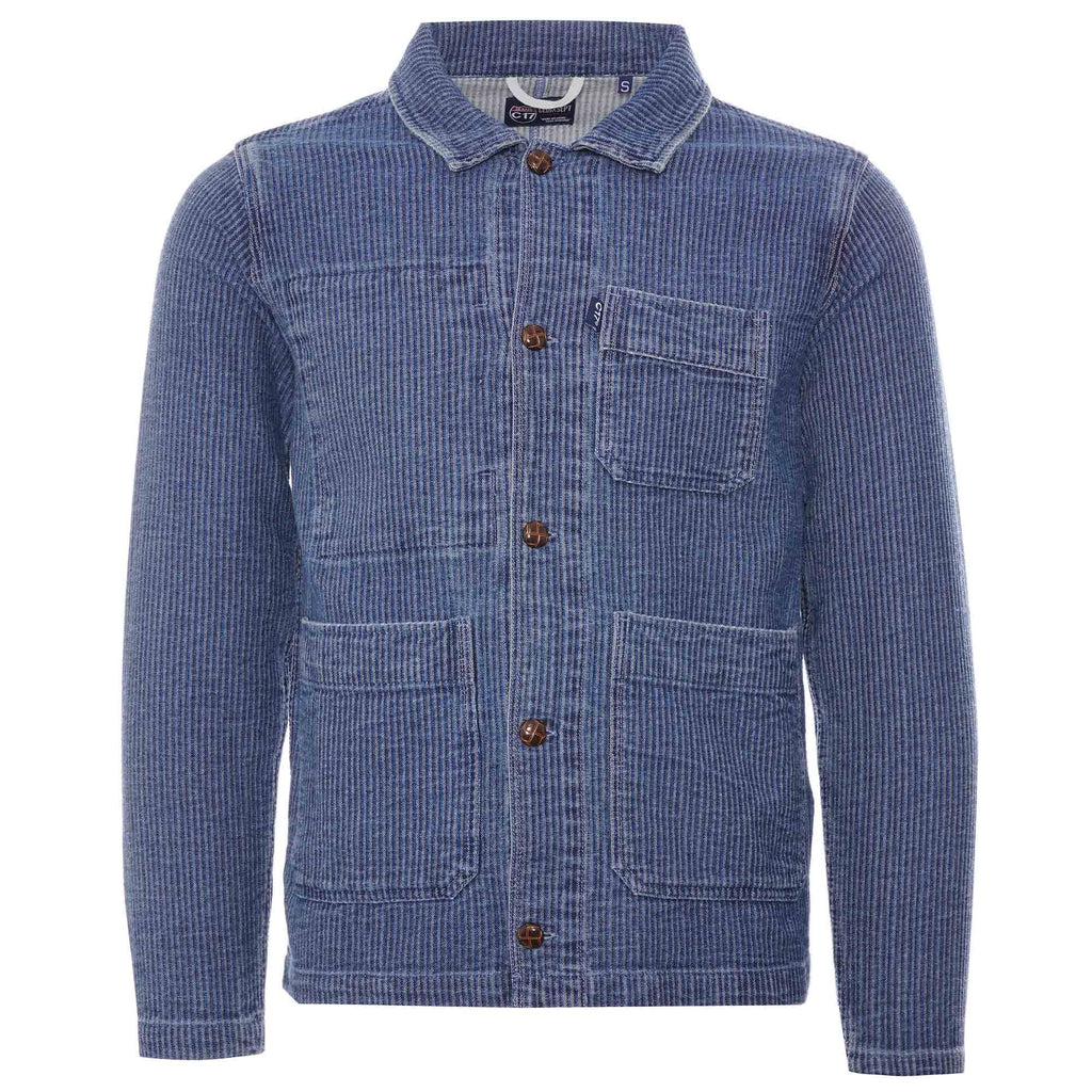 C17 Jeans Chore Jacket Japanese Denim - Light Blue