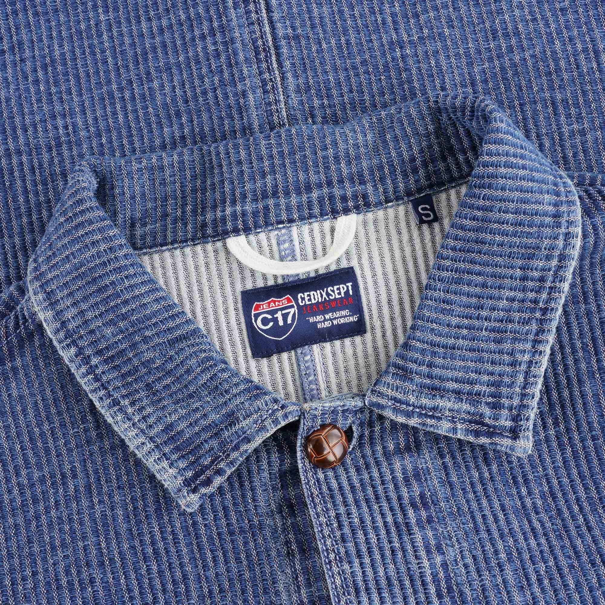 C17 Jeans Chore Jacket Japanese Denim - Light Blue