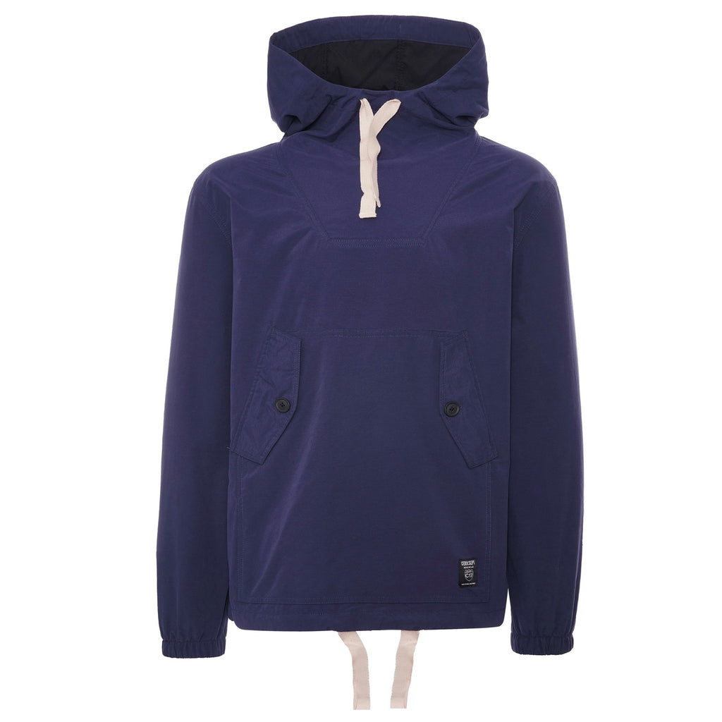 C17 Jeans Solid Mock Jacket - Navy
