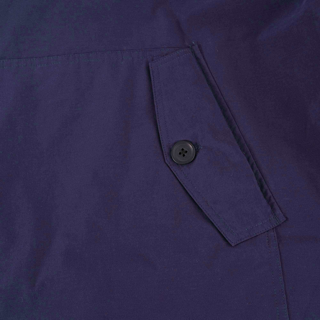 C17 Jeans Solid Mock Jacket - Navy