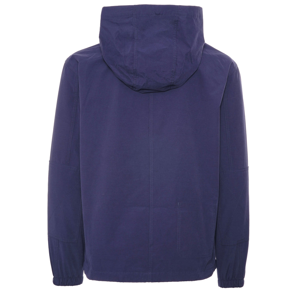 C17 Jeans Solid Mock Jacket - Navy