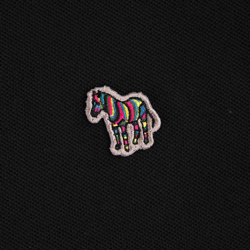 Zebra Polo Shirt - Black