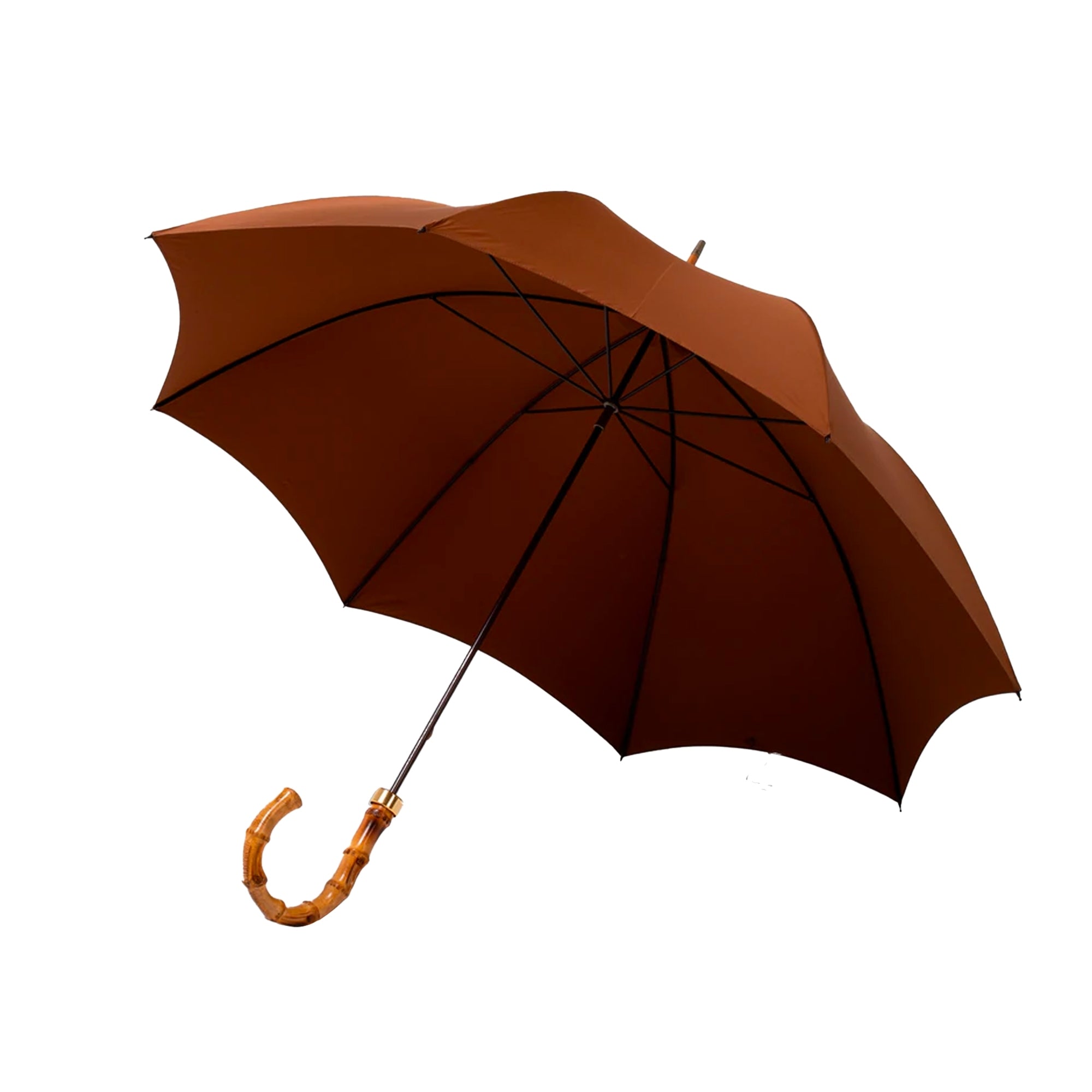 Fox Umbrellas GT9 Whangee Umbrella - Sienna Brown