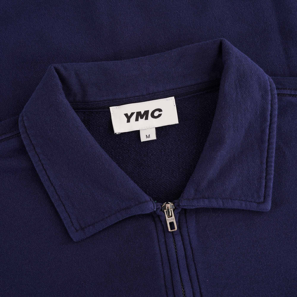 YMC Sugden Half-Zip Sweatshirt - Navy