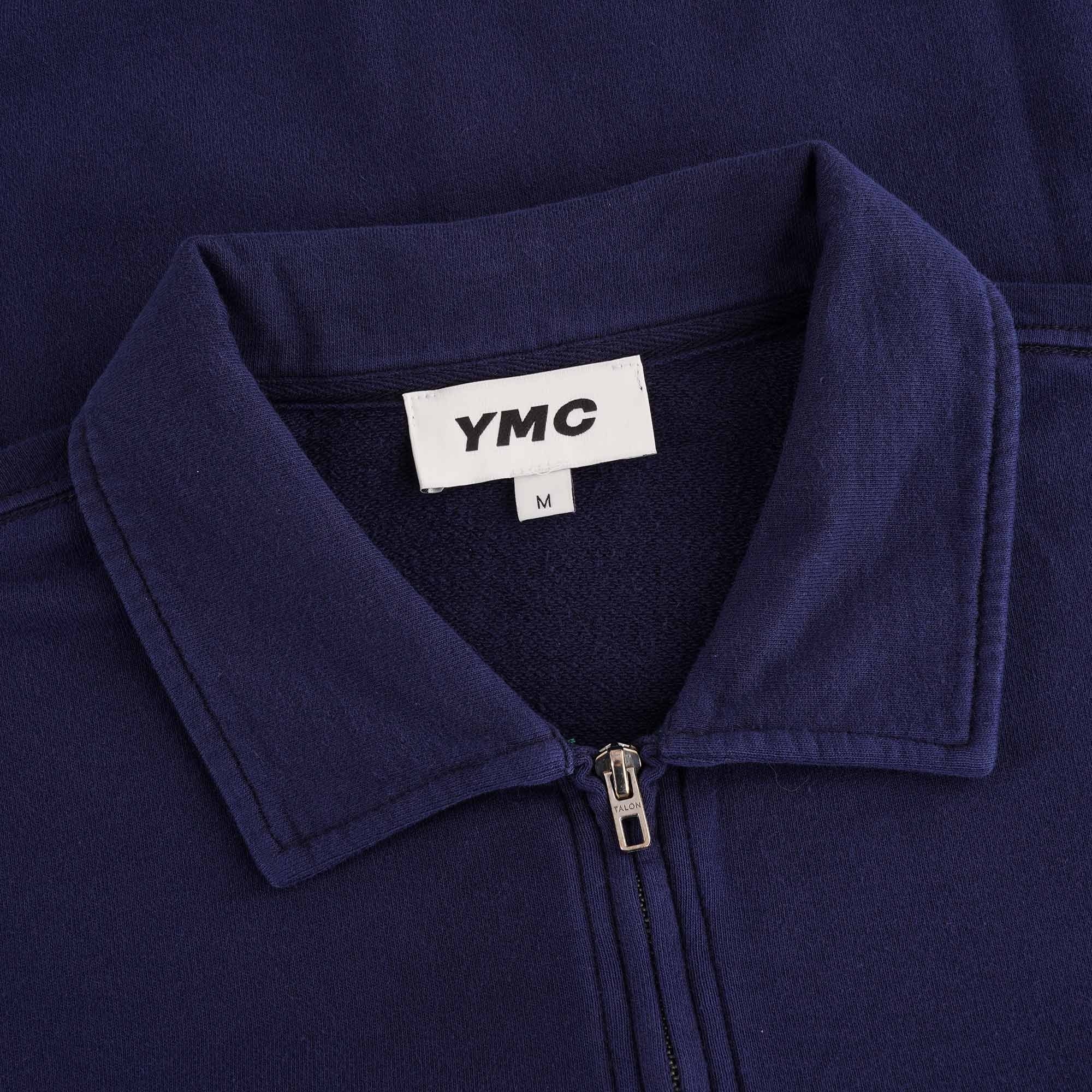 YMC Sugden Half-Zip Sweatshirt - Navy