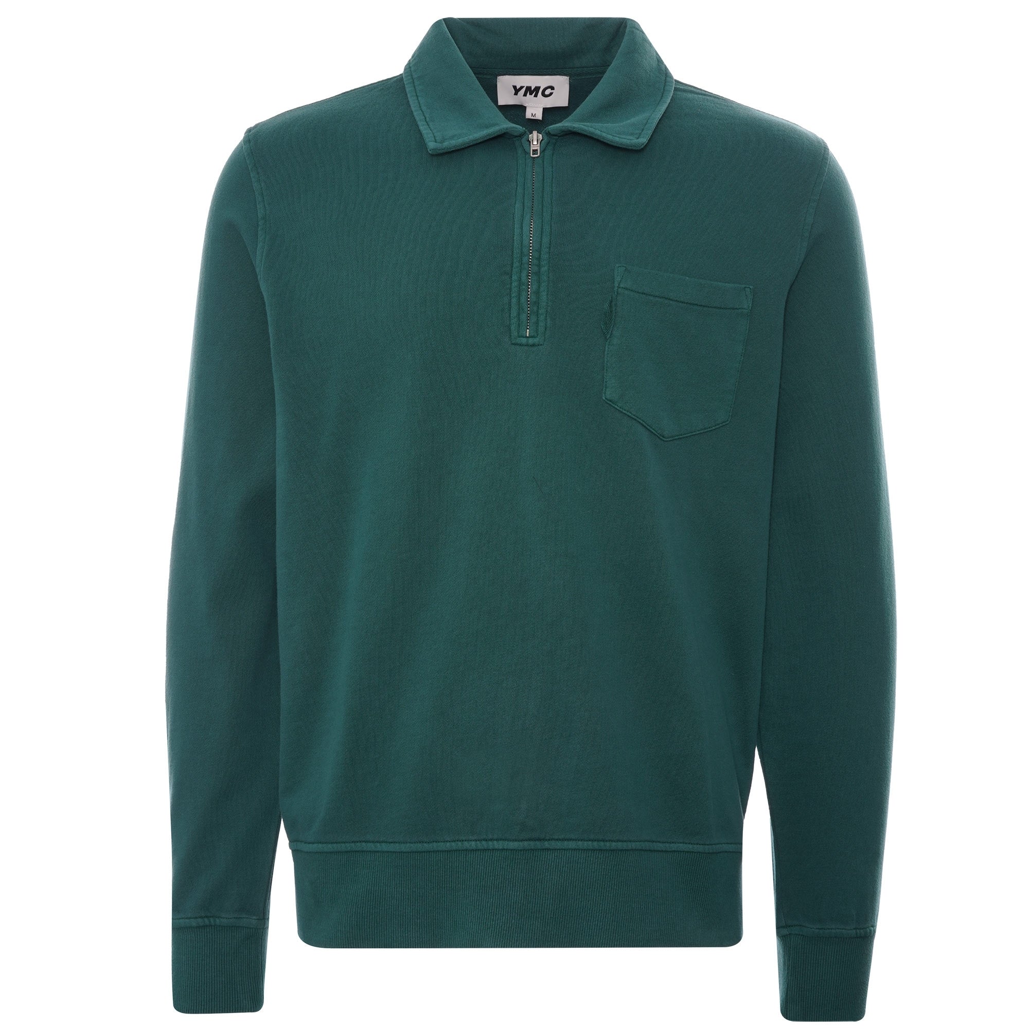 Sugden Half-Zip Sweatshirt - Green