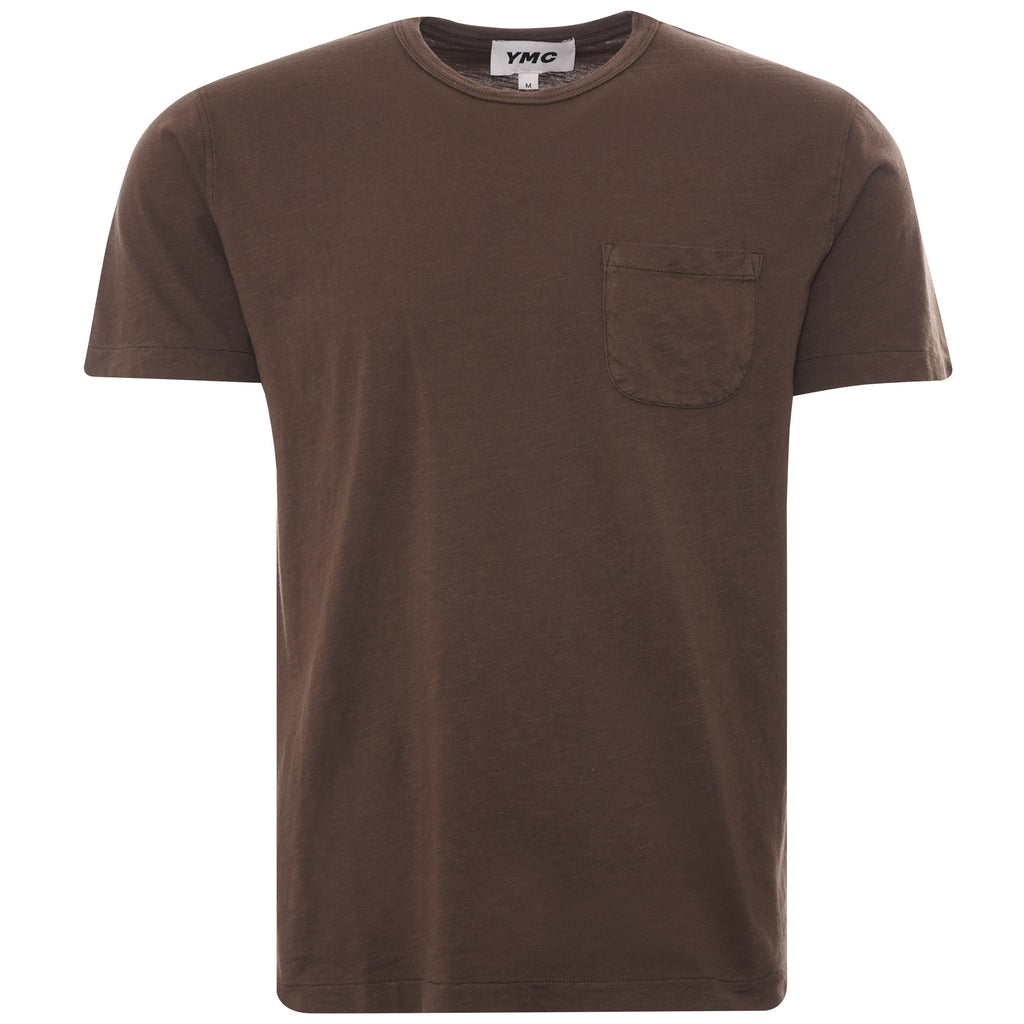 YMC Wild Ones Pocket Tee - Brown