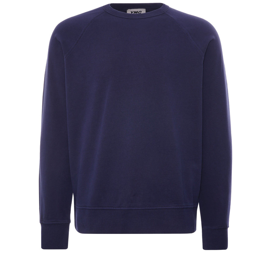 YMC Schrank Cotton Raglan Sweatshirt - Navy