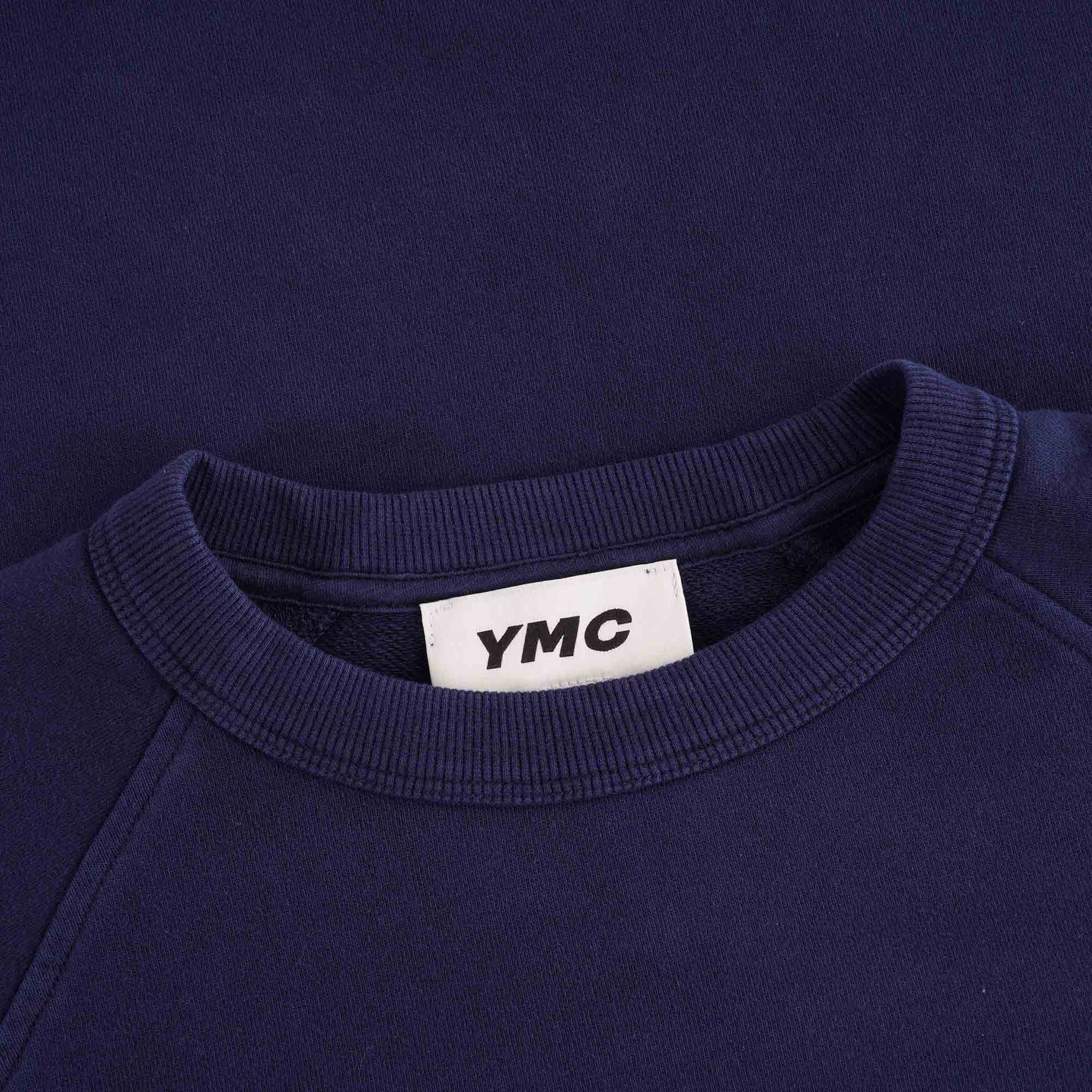 YMC Schrank Cotton Raglan Sweatshirt - Navy