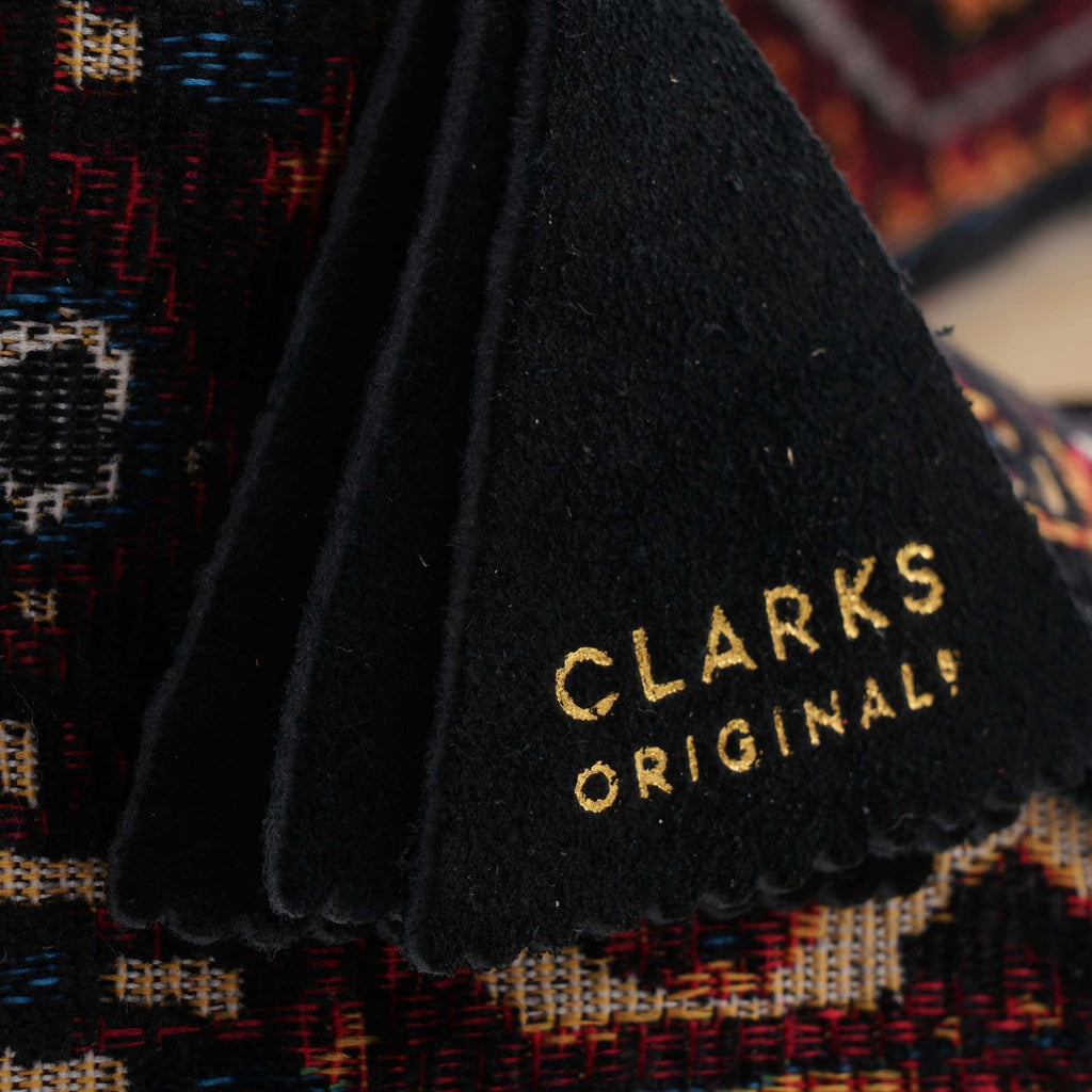 Clarks Originals Wallabee Boot - Black Combi