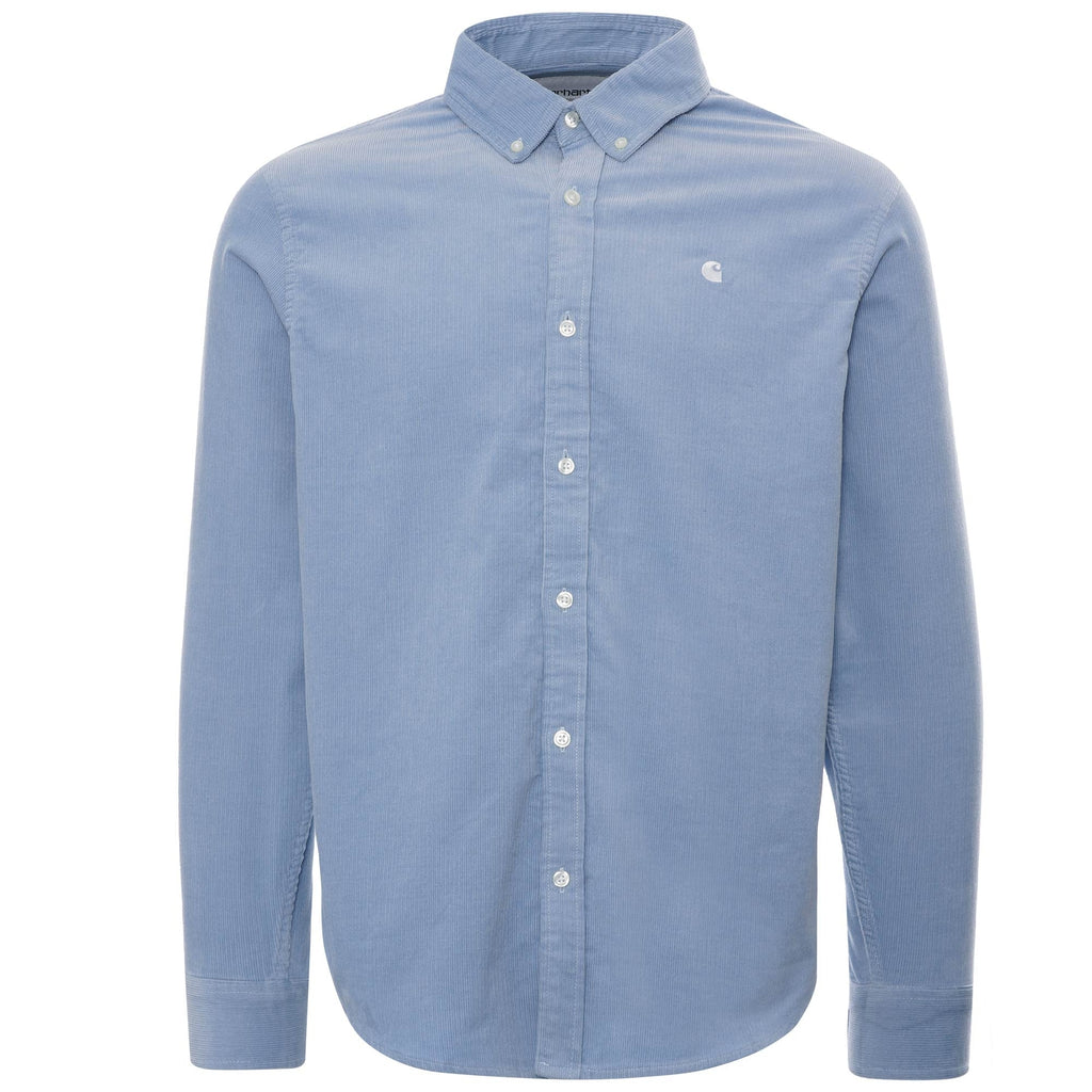 Carhartt WIP Madison Cord Shirt - Frosted Blue