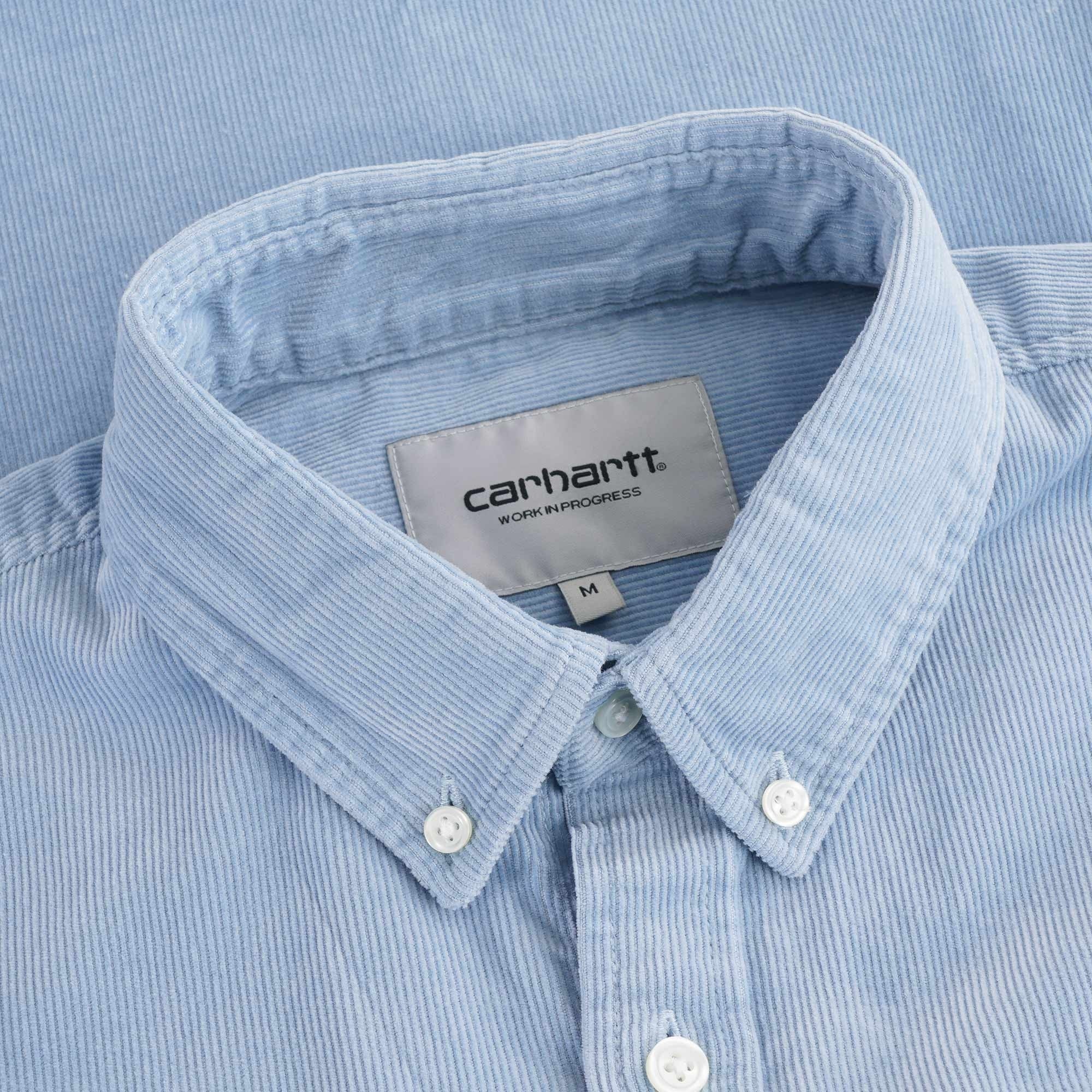 Carhartt WIP Madison Cord Shirt - Frosted Blue