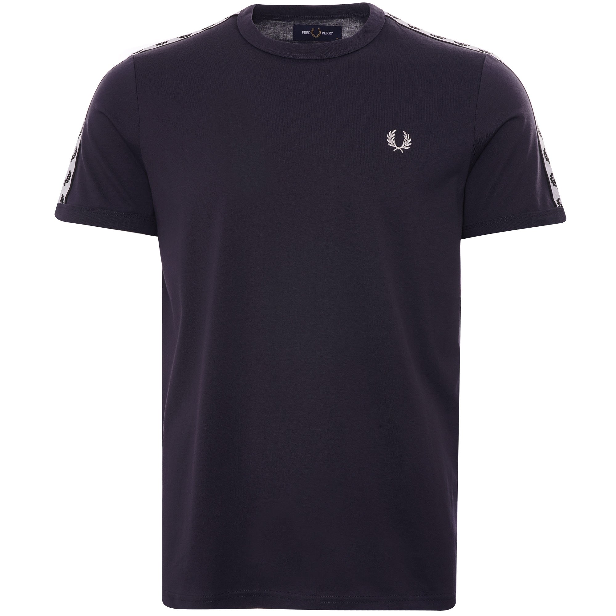 Fred Perry Taped Ringer T-Shirt - Graphite