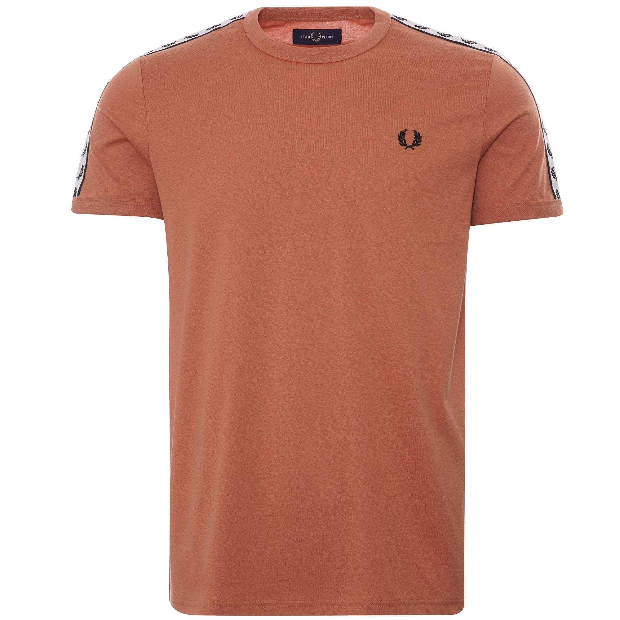 Fred Perry Taped Ringer T-Shirt - Court Clay