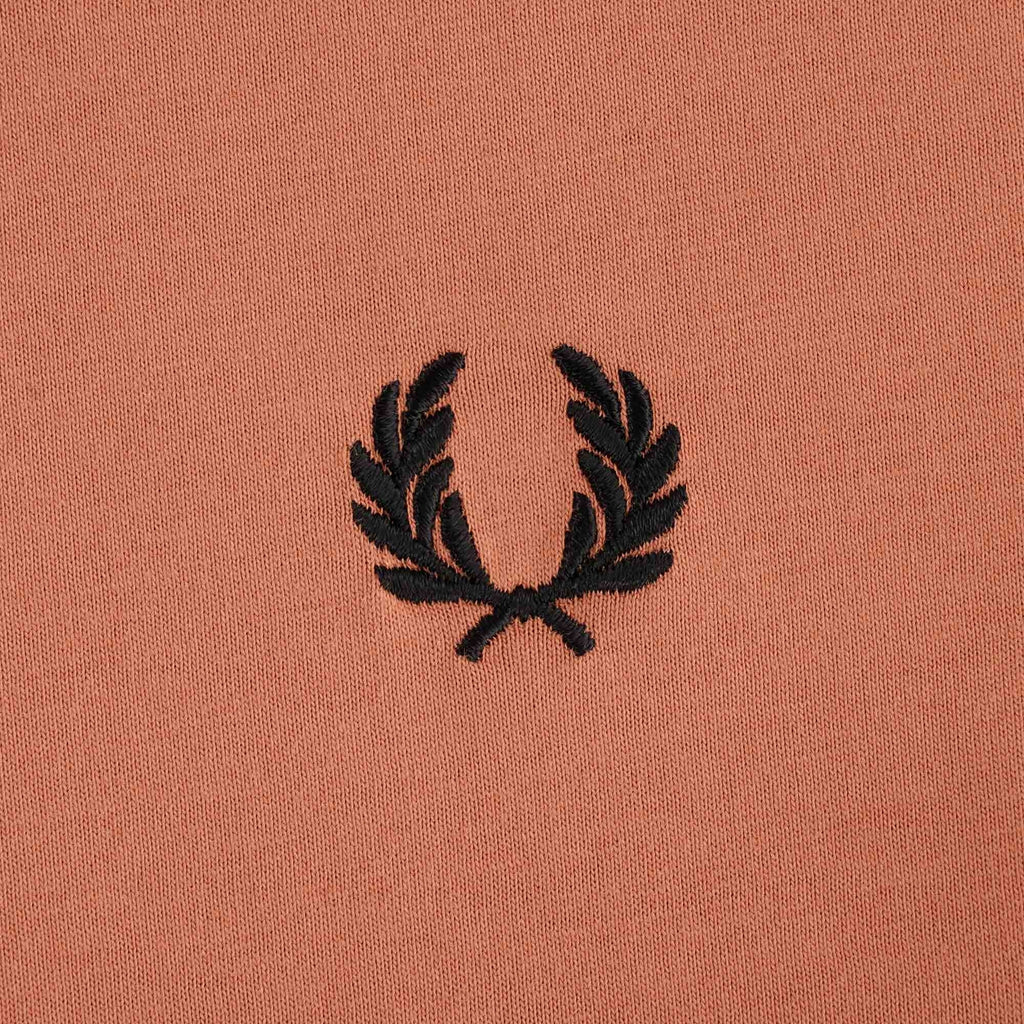 Fred Perry Taped Ringer T-Shirt - Court Clay