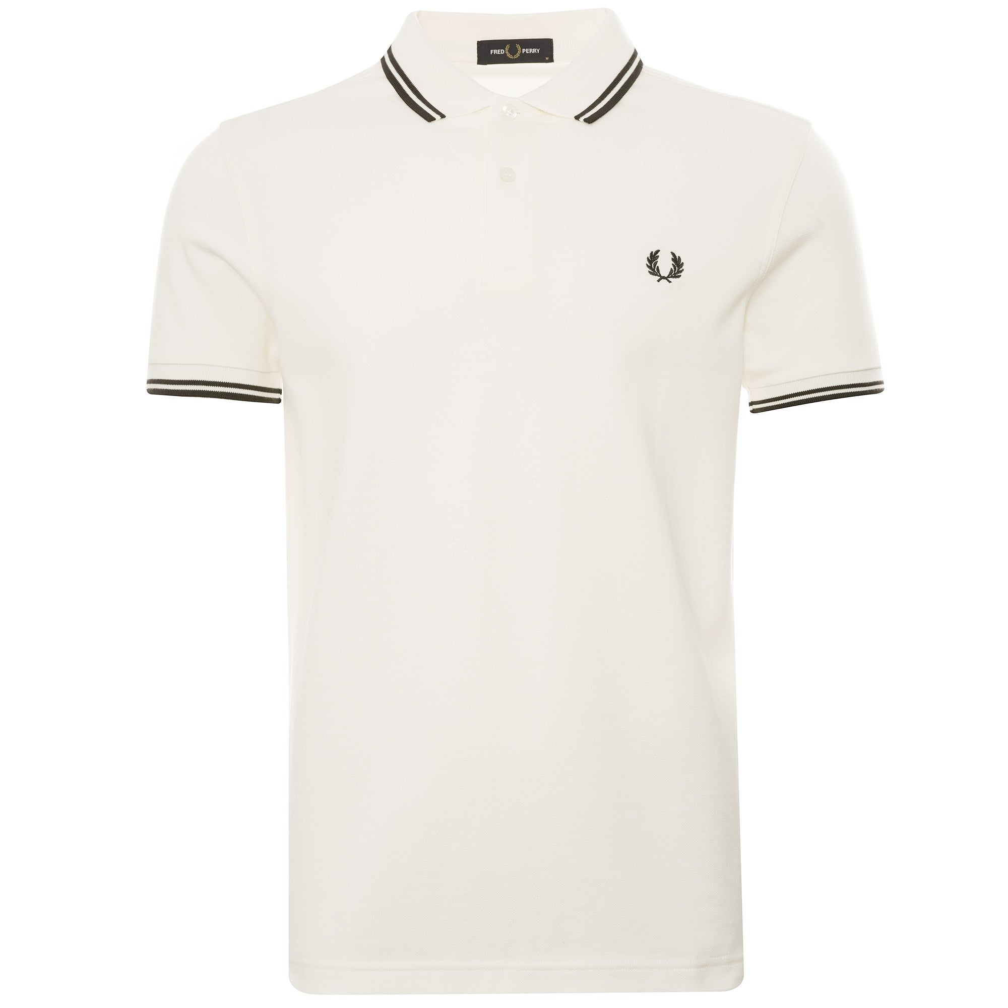 Fred Perry M3600 Twin Tipped Polo - Ecru