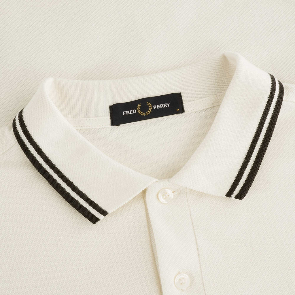 Fred Perry M3600 Twin Tipped Polo - Ecru