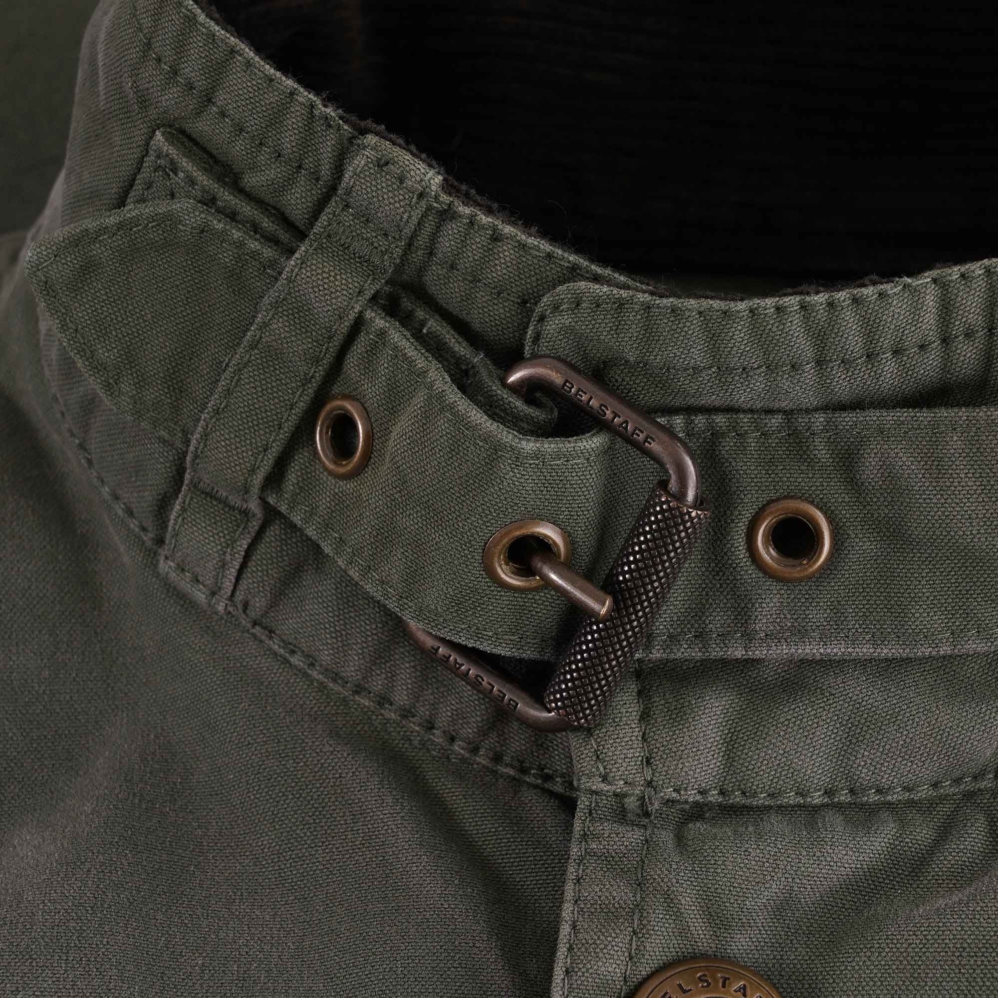 Belstaff Racemaster Cotton Jacket - Pewter Green