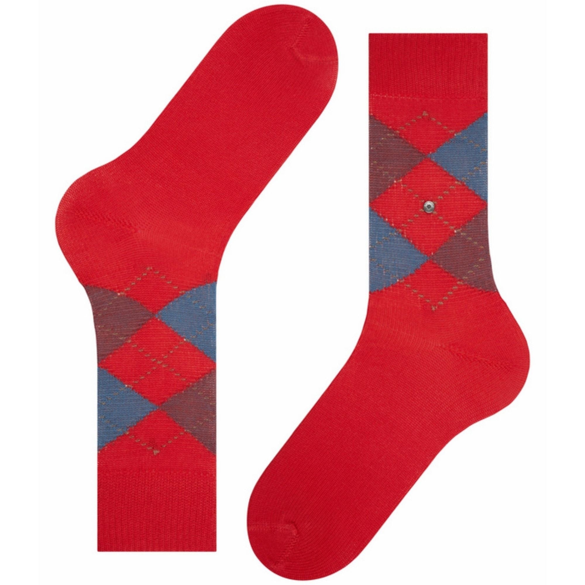 Burlington Socks Preston Socks - Red/Tawny Port