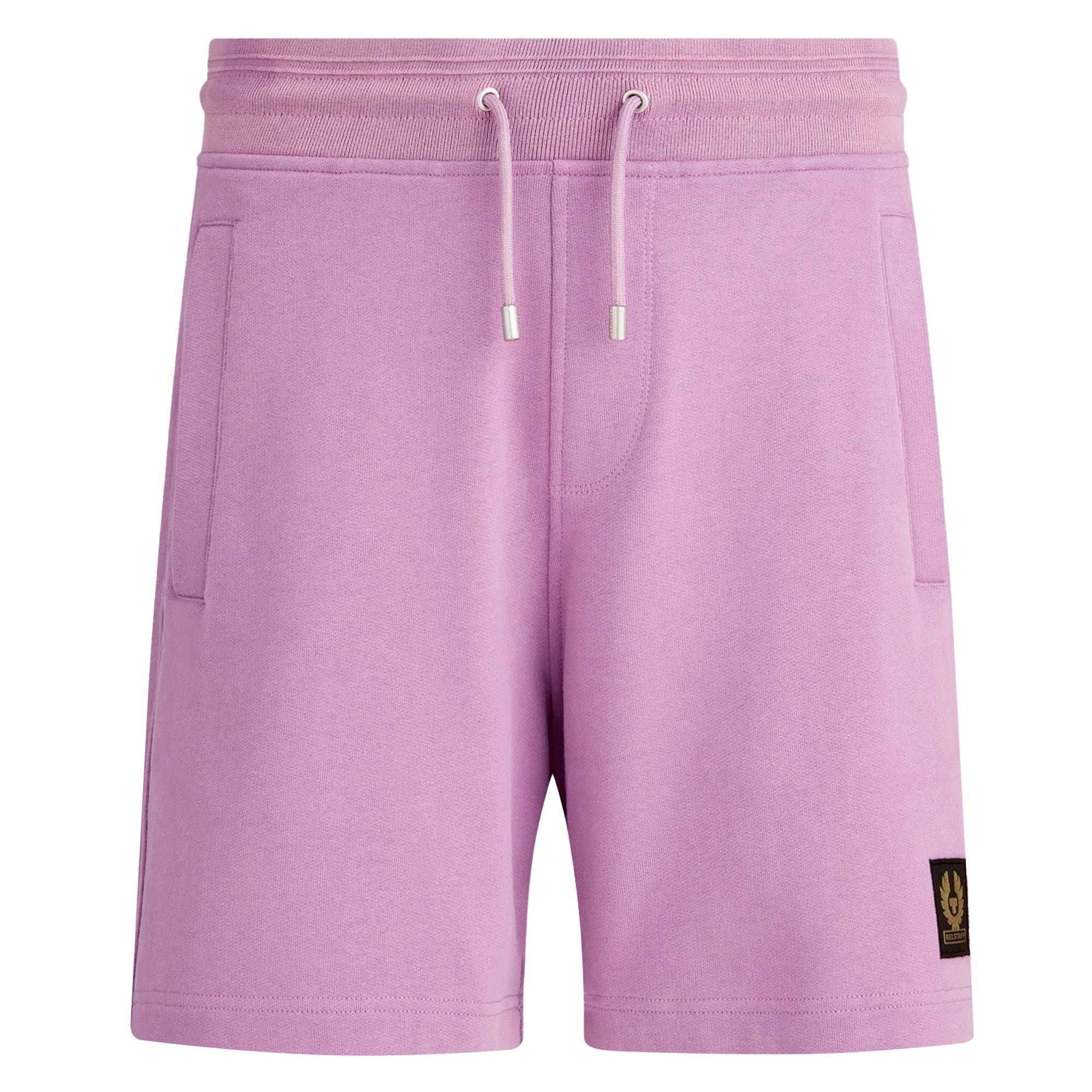 Belstaff Cotton Fleece Sweatshorts - Lavender
