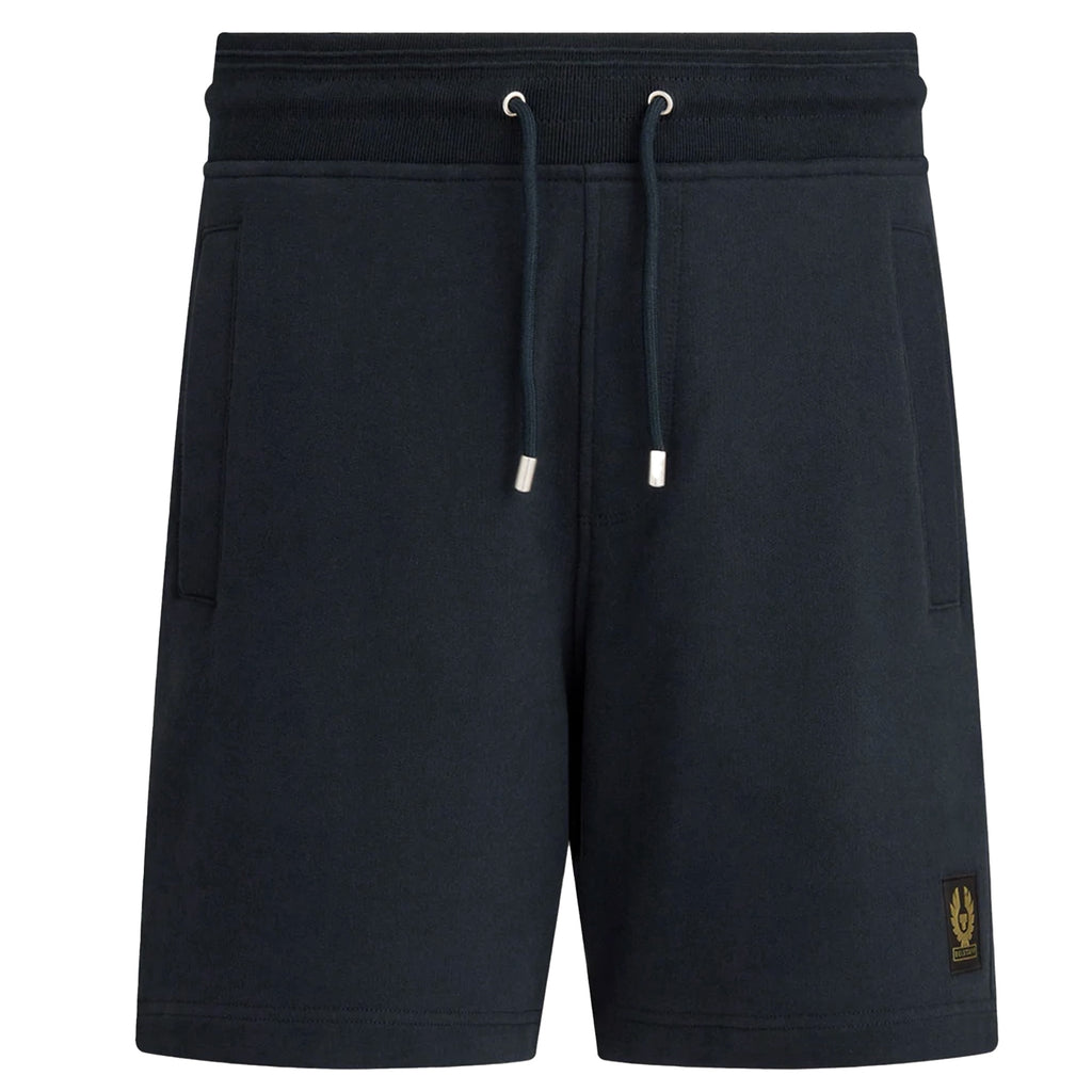 Belstaff Cotton Fleece Sweatshorts - Dark Ink