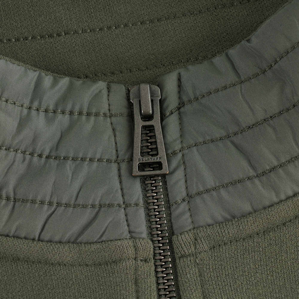 Jaxon Quarter Zip Sweatshirt - Pewter Green