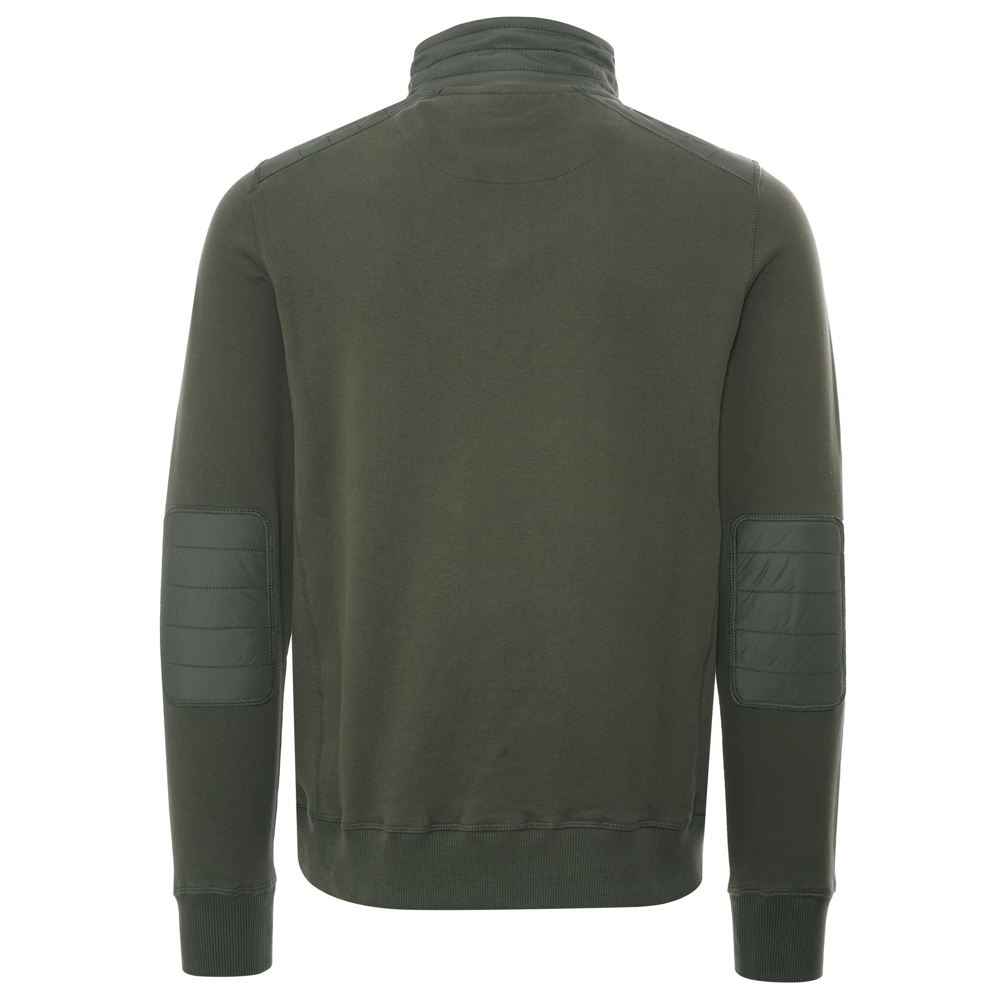 Jaxon Quarter Zip Sweatshirt - Pewter Green