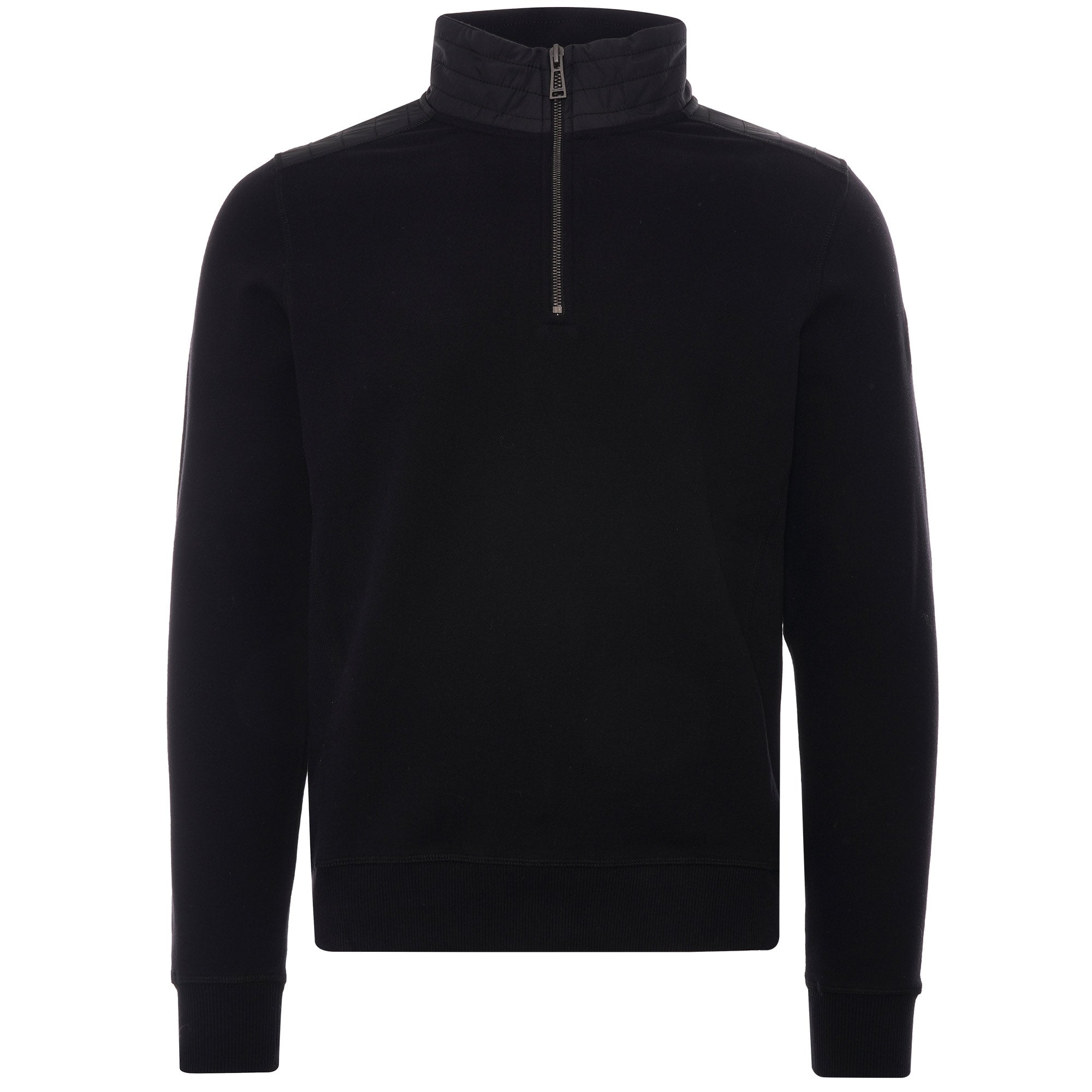 Belstaff Jaxon Quarter Zip Sweatshirt - Black