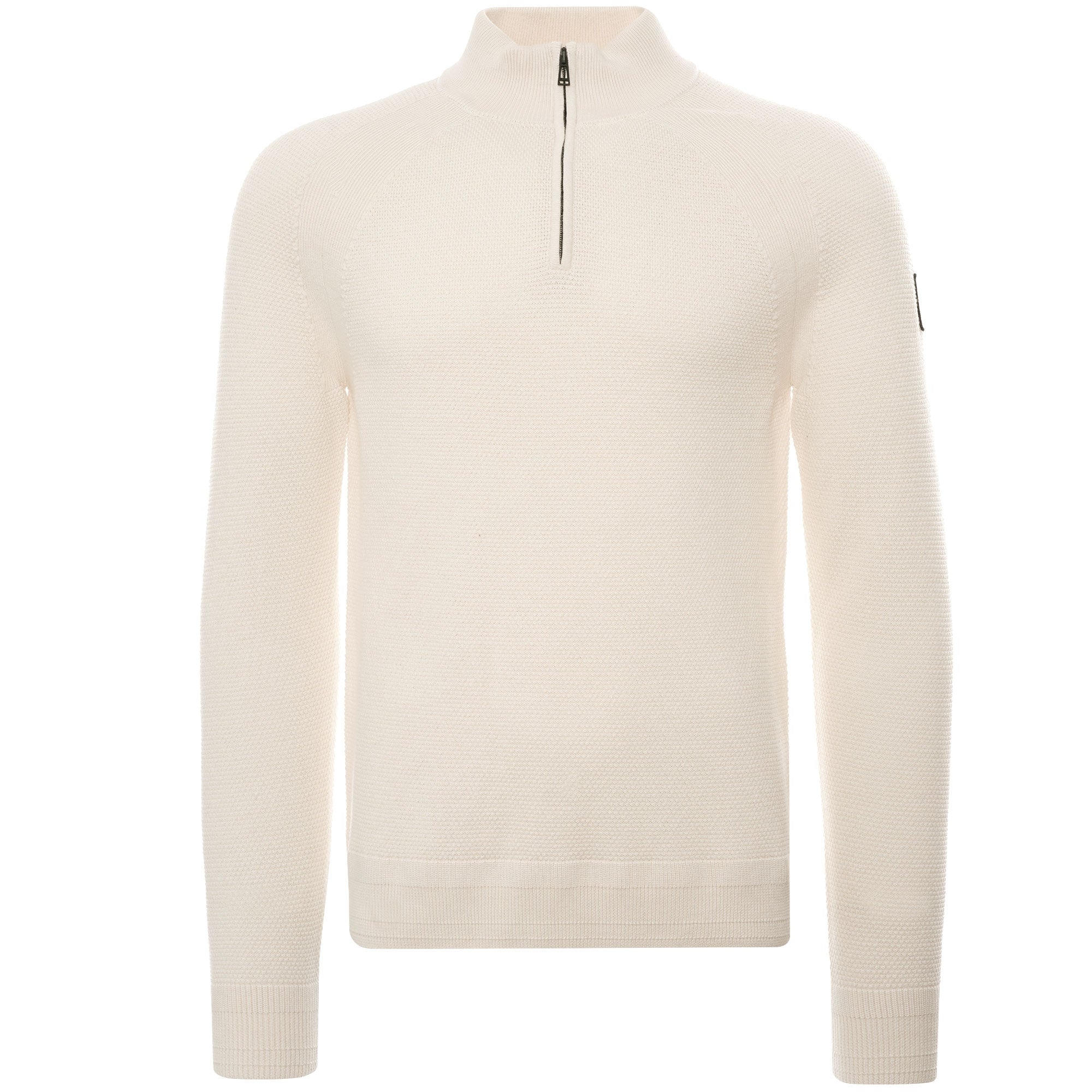 Belstaff Tide Quarter Zip Jumper - Magnolia